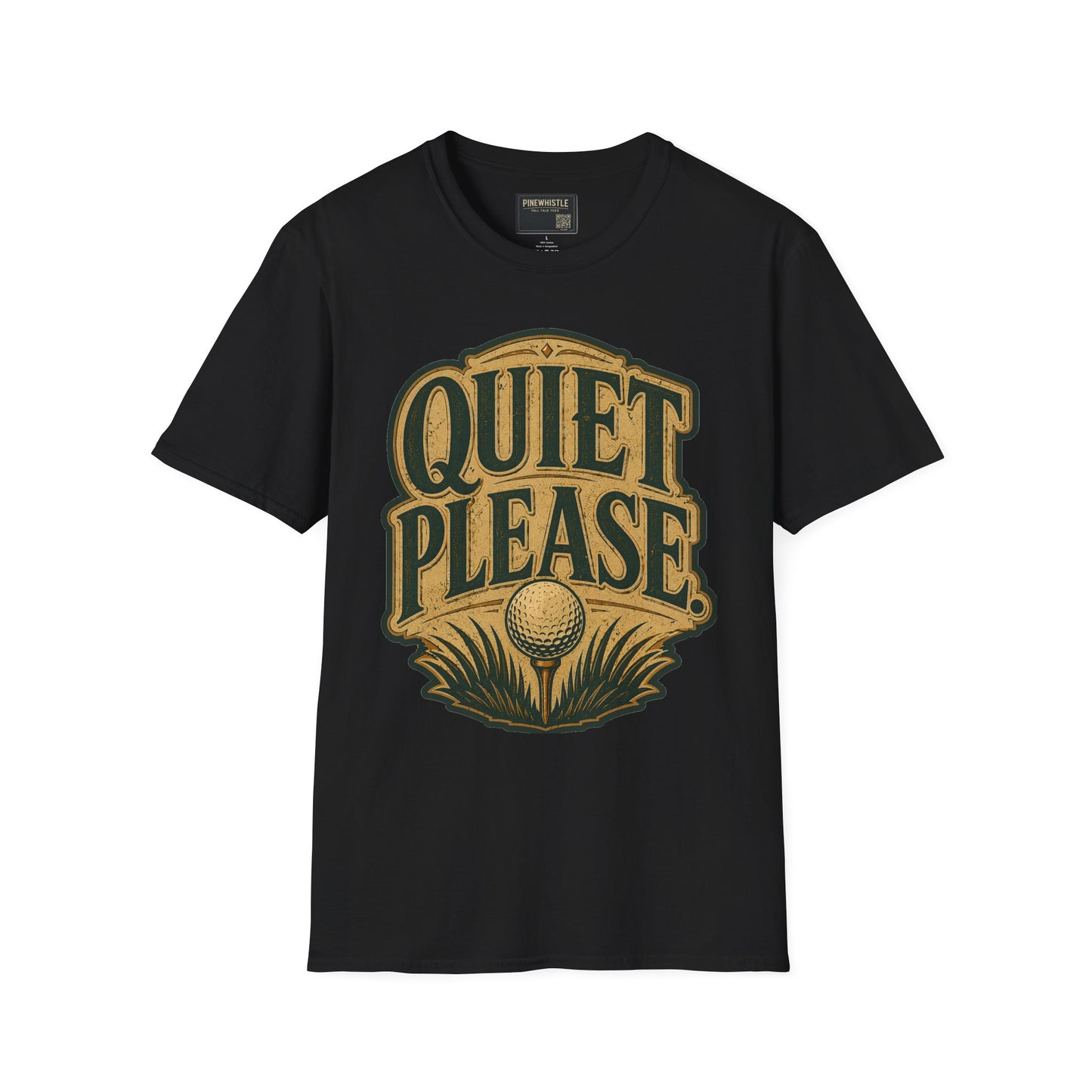 Golf 'Quiet Please' Tee