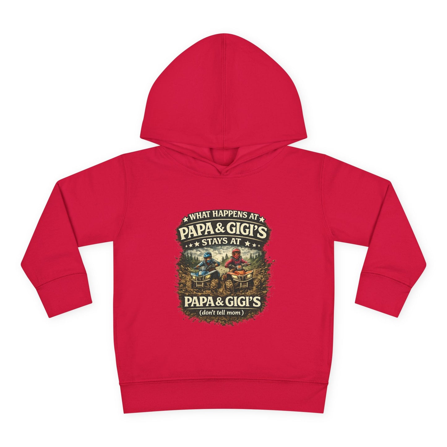 ‘What Happens at Papa & Gigi's Stays at Papa & Gigi's’ Toddler Hoodie