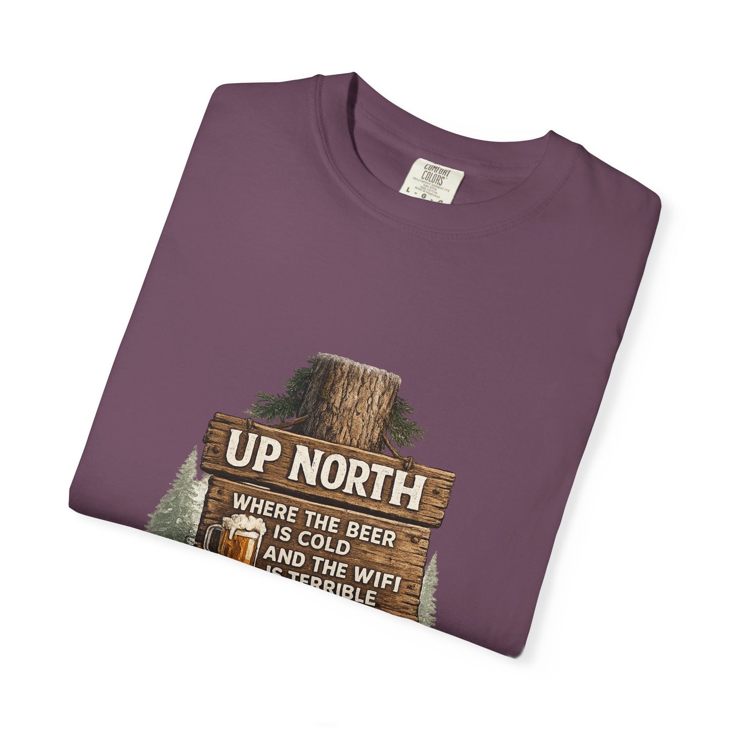 ‘Up North’ Wood Sign Tee
