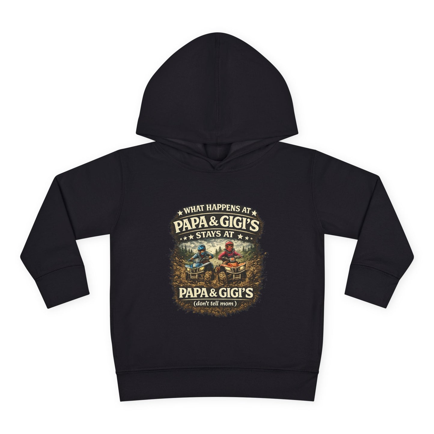‘What Happens at Papa & Gigi's Stays at Papa & Gigi's’ Toddler Hoodie