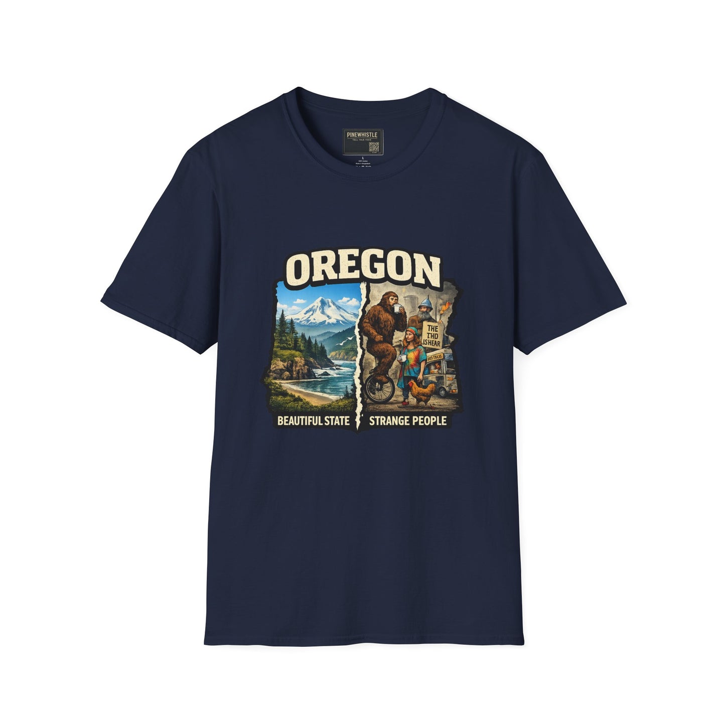 Oregon ‘Beautiful State, Strange People’ Tee