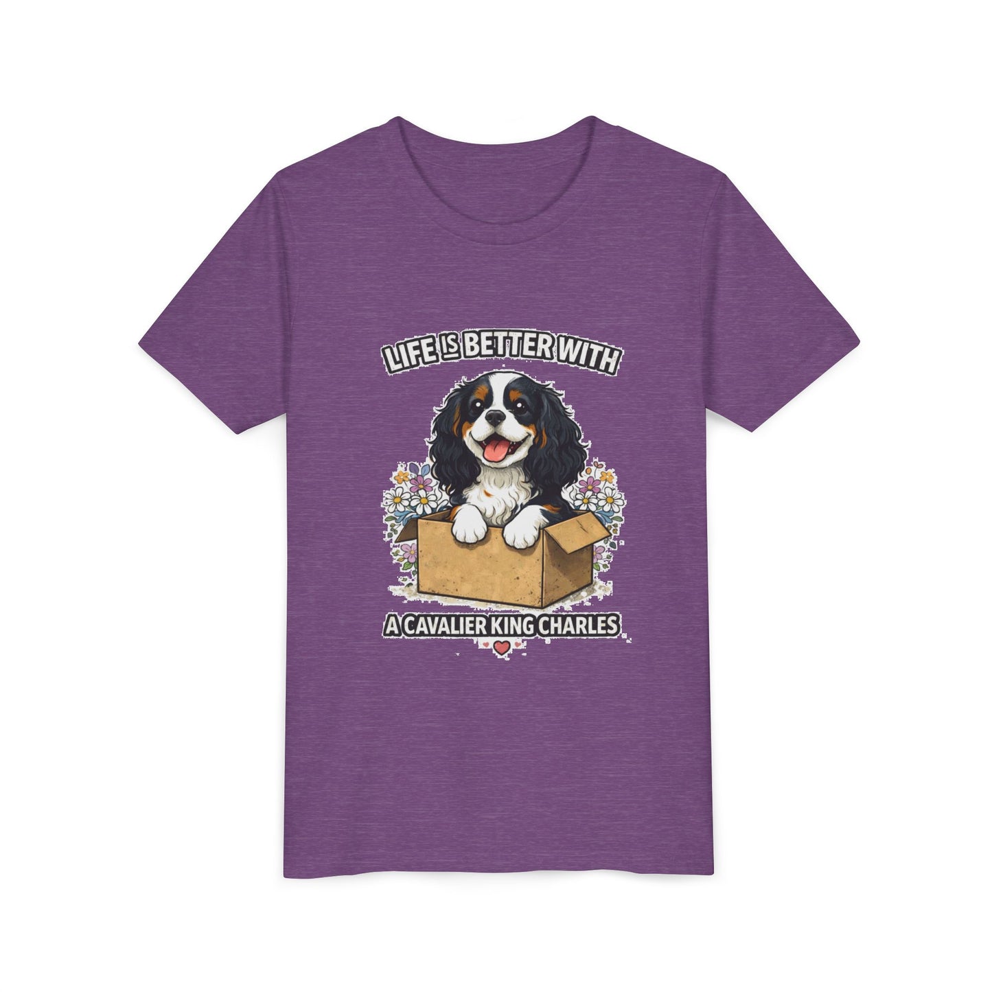 ‘Life Is Better With A Cavalier King Charles’ Youth Tee