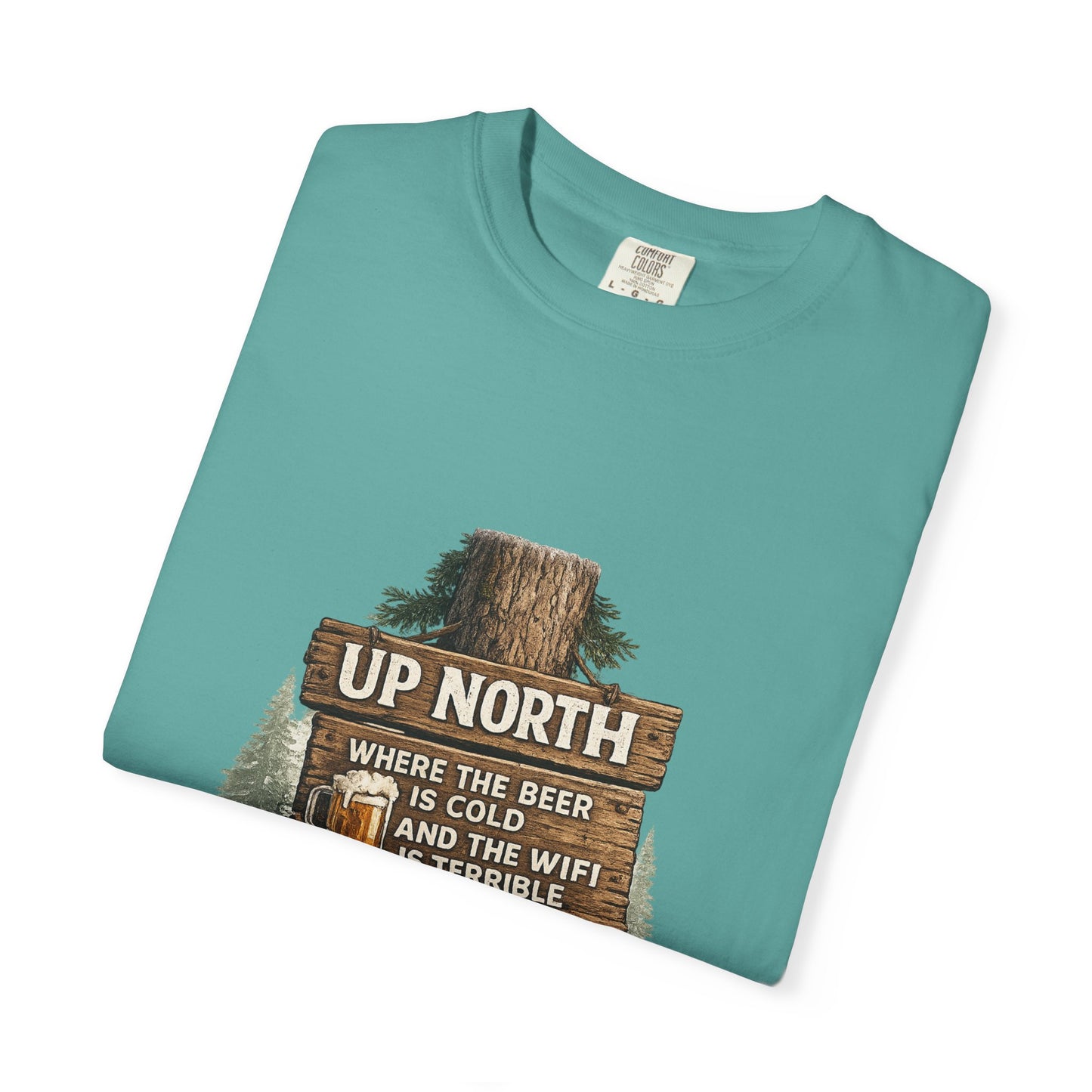 ‘Up North’ Wood Sign Tee