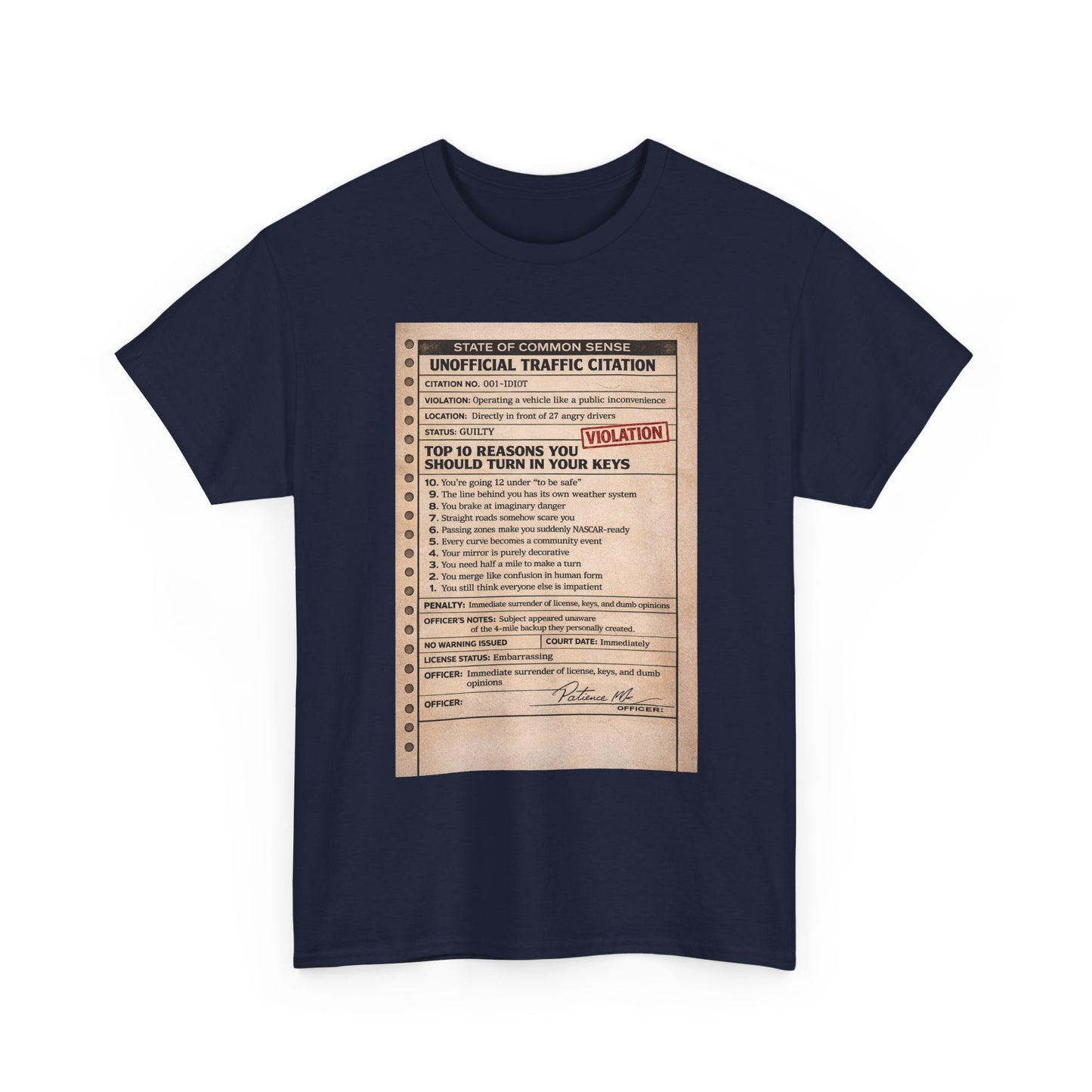 ‘You Can’t Drive’ tee