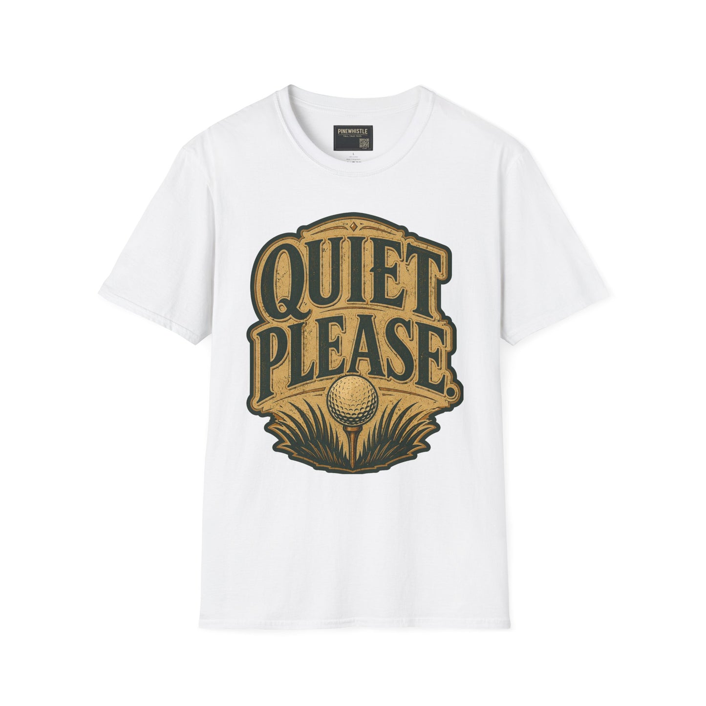 Golf 'Quiet Please' Tee