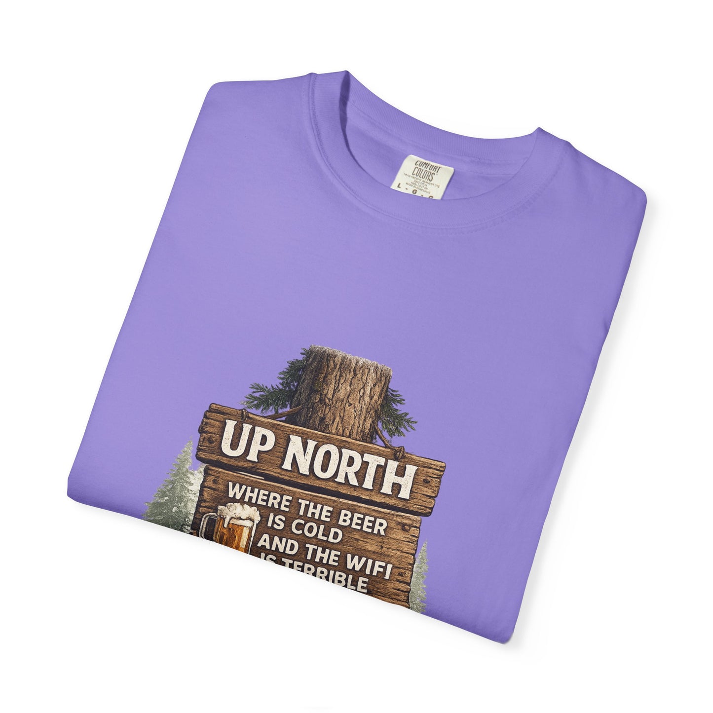 ‘Up North’ Wood Sign Tee