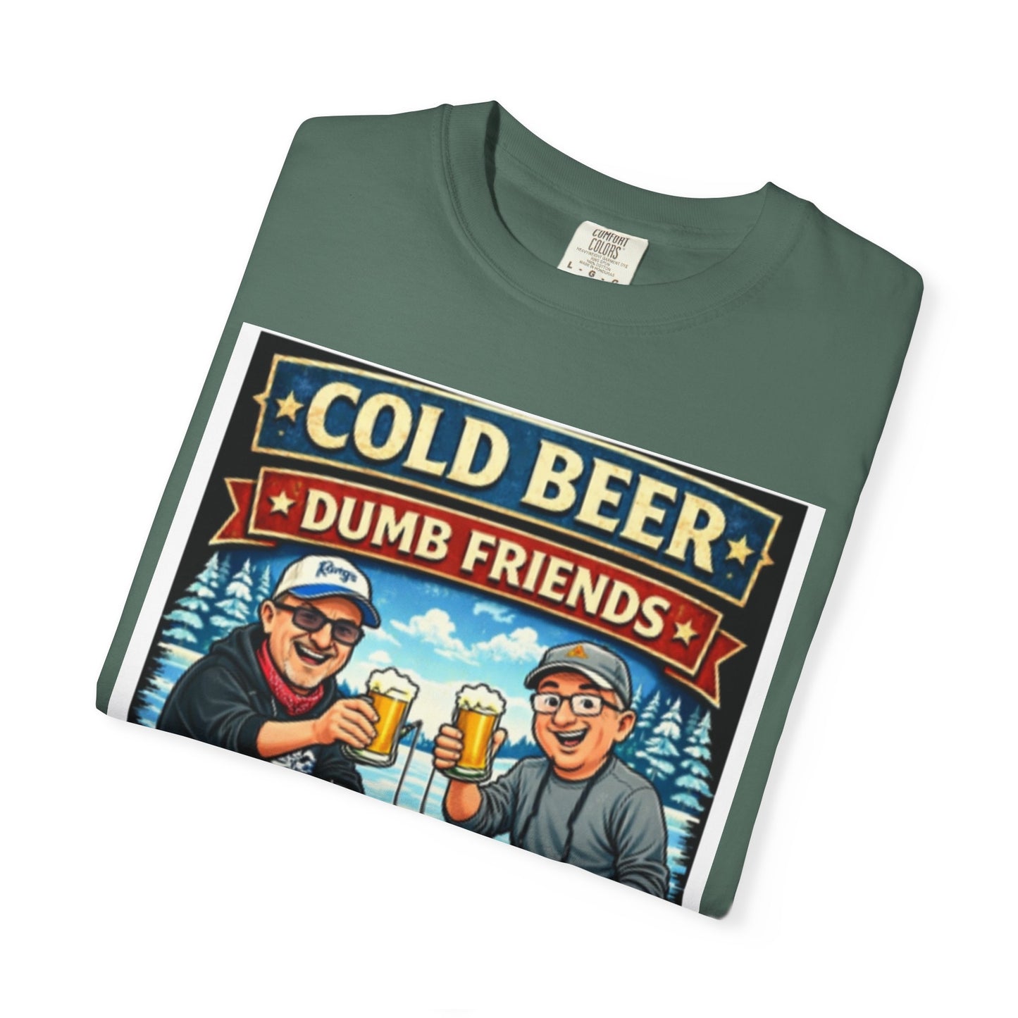 ‘Cold Beer, Dumb Friends’ Graphic Tee