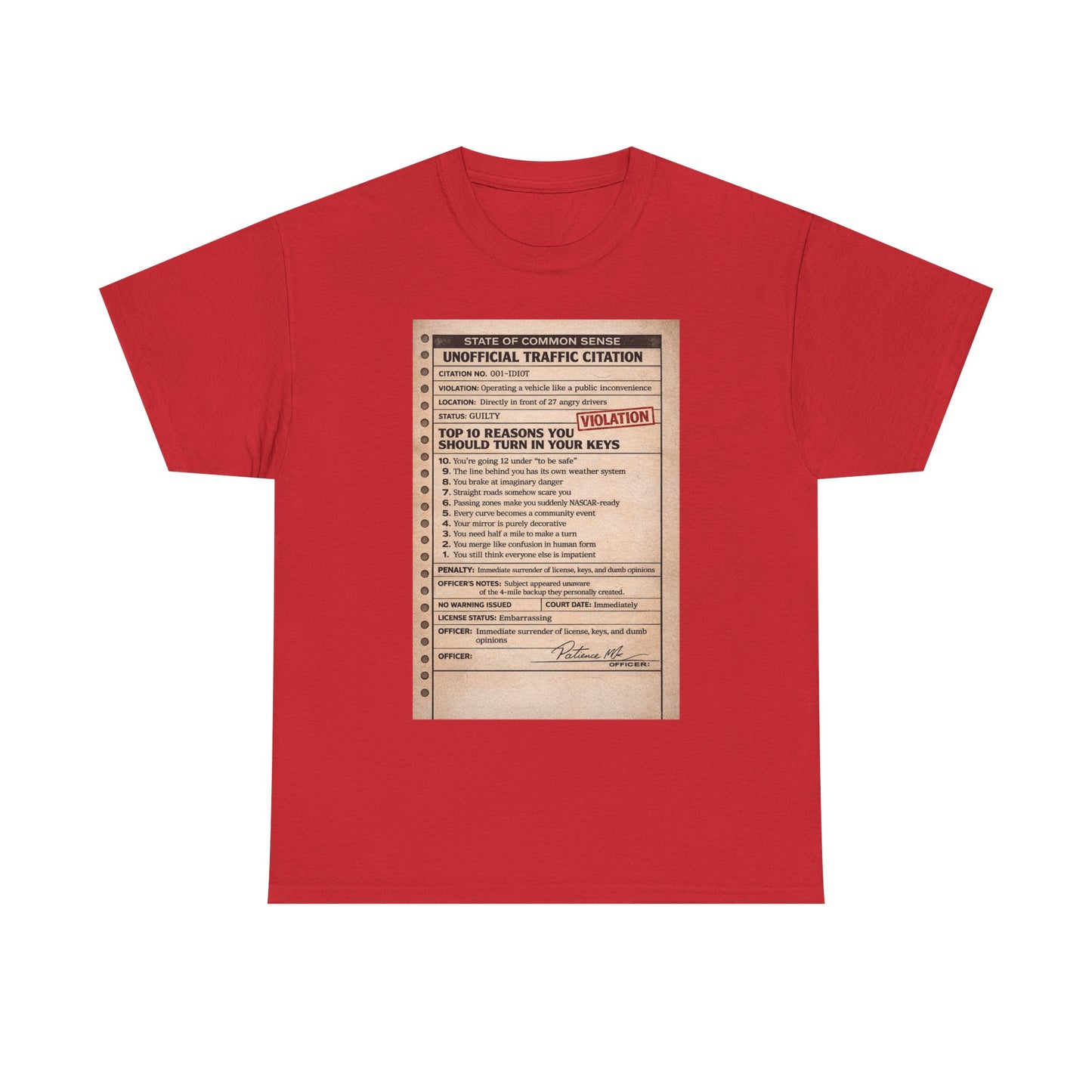 ‘You Can’t Drive’ tee