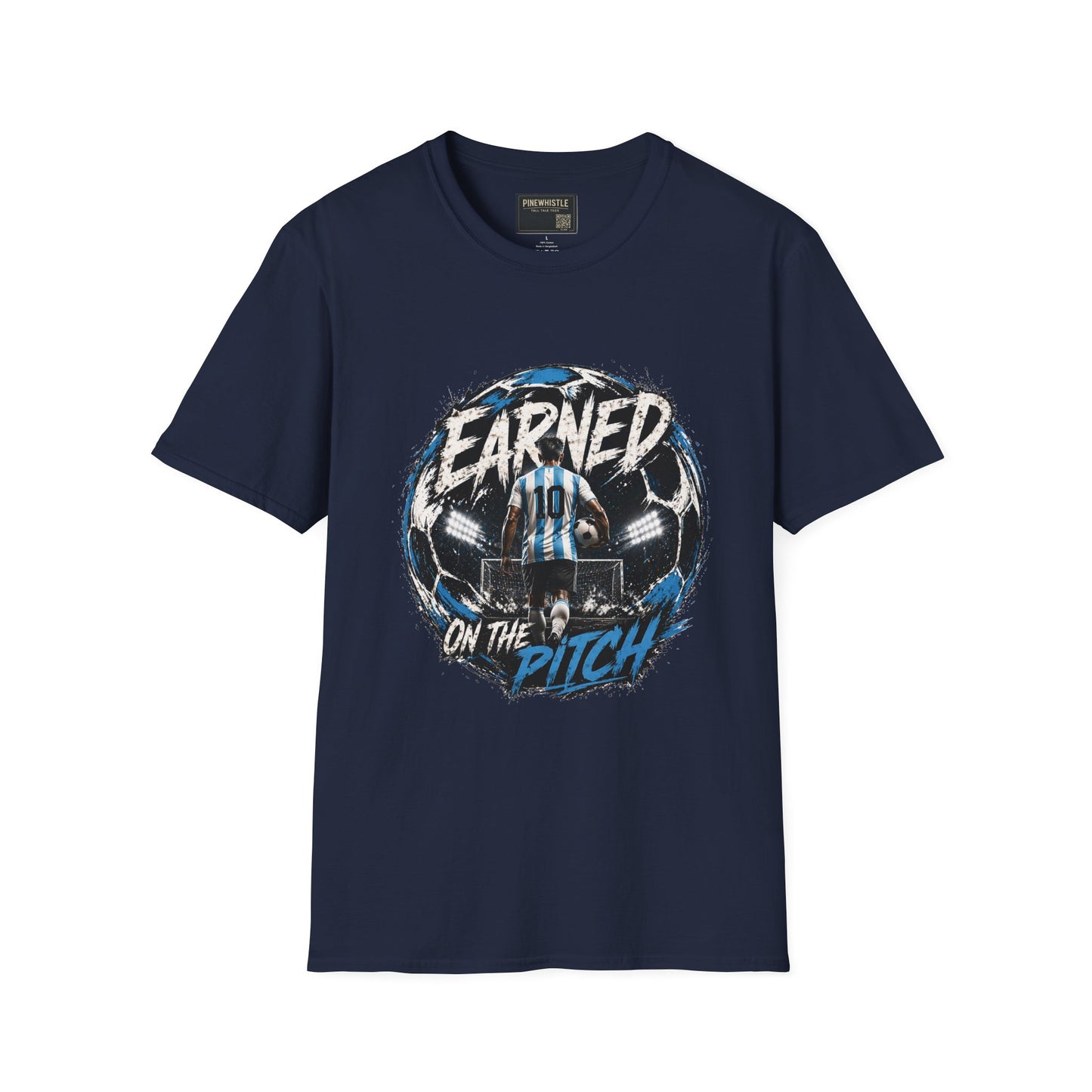 ‘Earned on the Pitch’ Soccer Tee