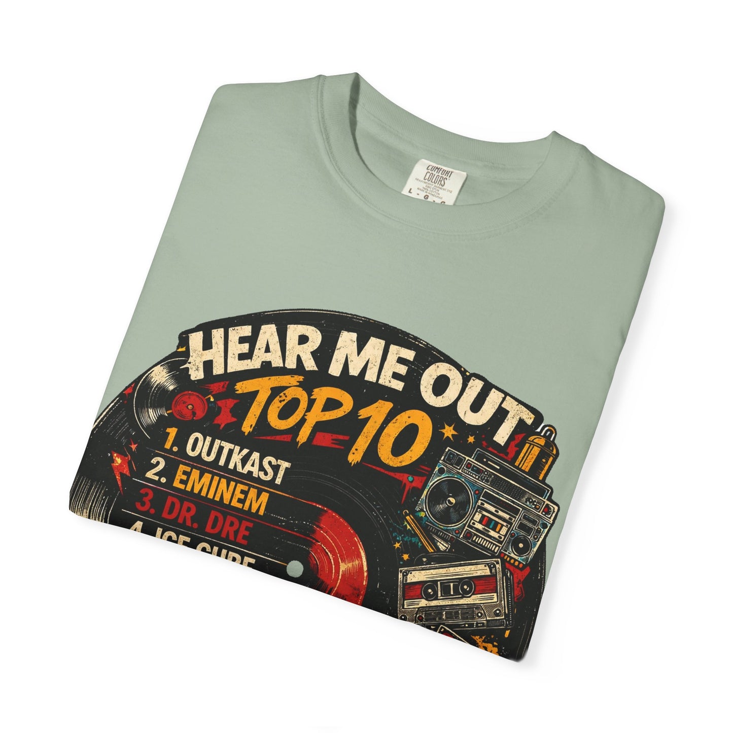 ‘Hear Me Out’ Top 10 Rap Legends Tee