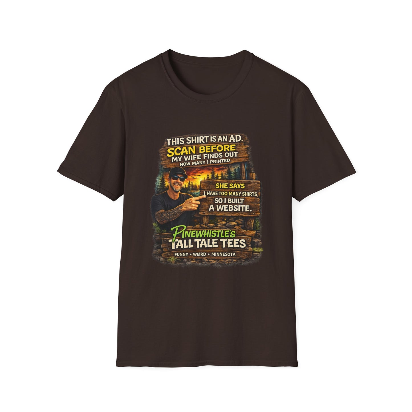 ‘Scan Before My Wife Finds Out’ Graphic Tee