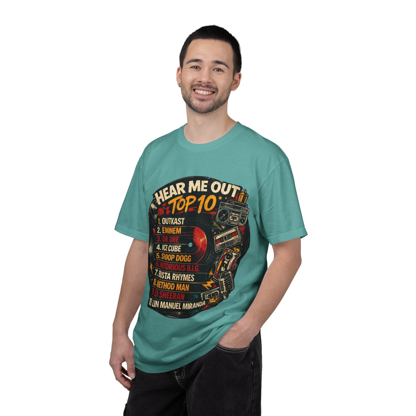 ‘Hear Me Out’ Top 10 Rap Legends Tee