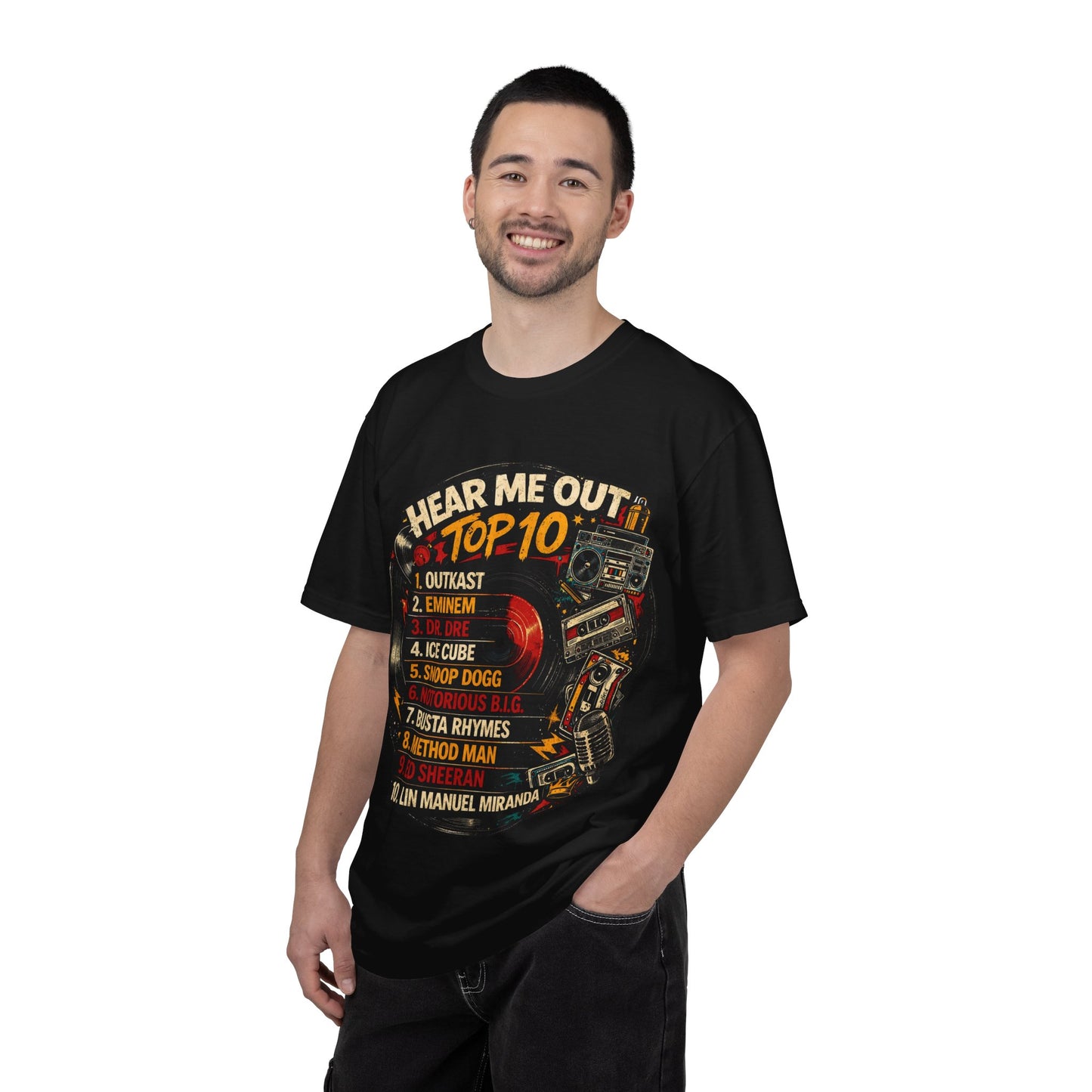 ‘Hear Me Out’ Top 10 Rap Legends Tee