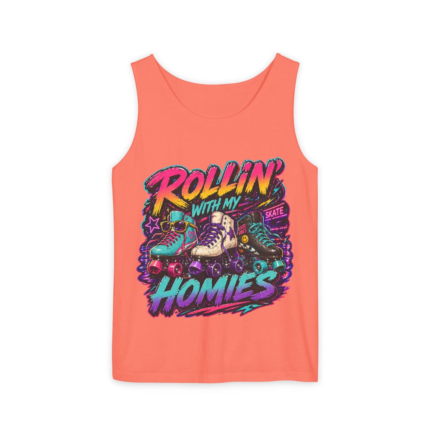 Roller Skating ‘Rollin' With My Homies’ tank