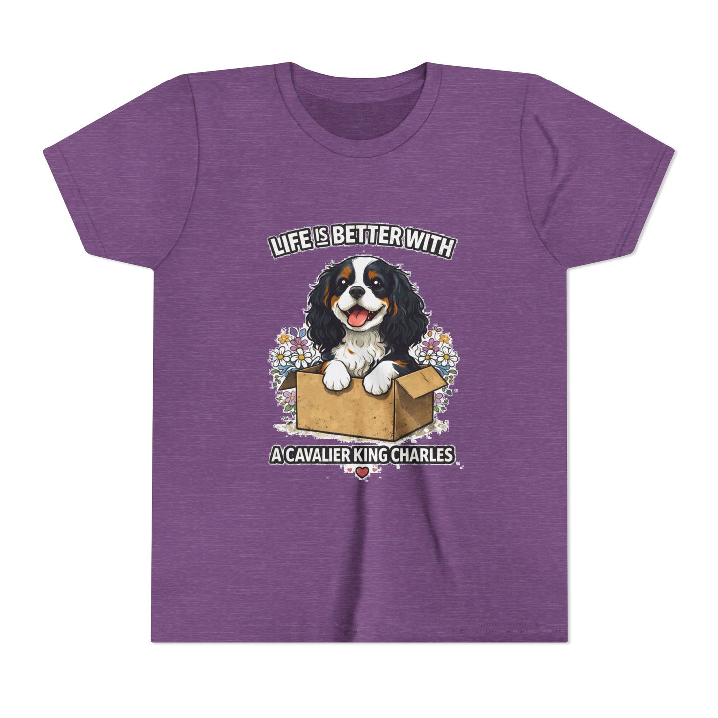 ‘Life Is Better With A Cavalier King Charles’ Youth Tee
