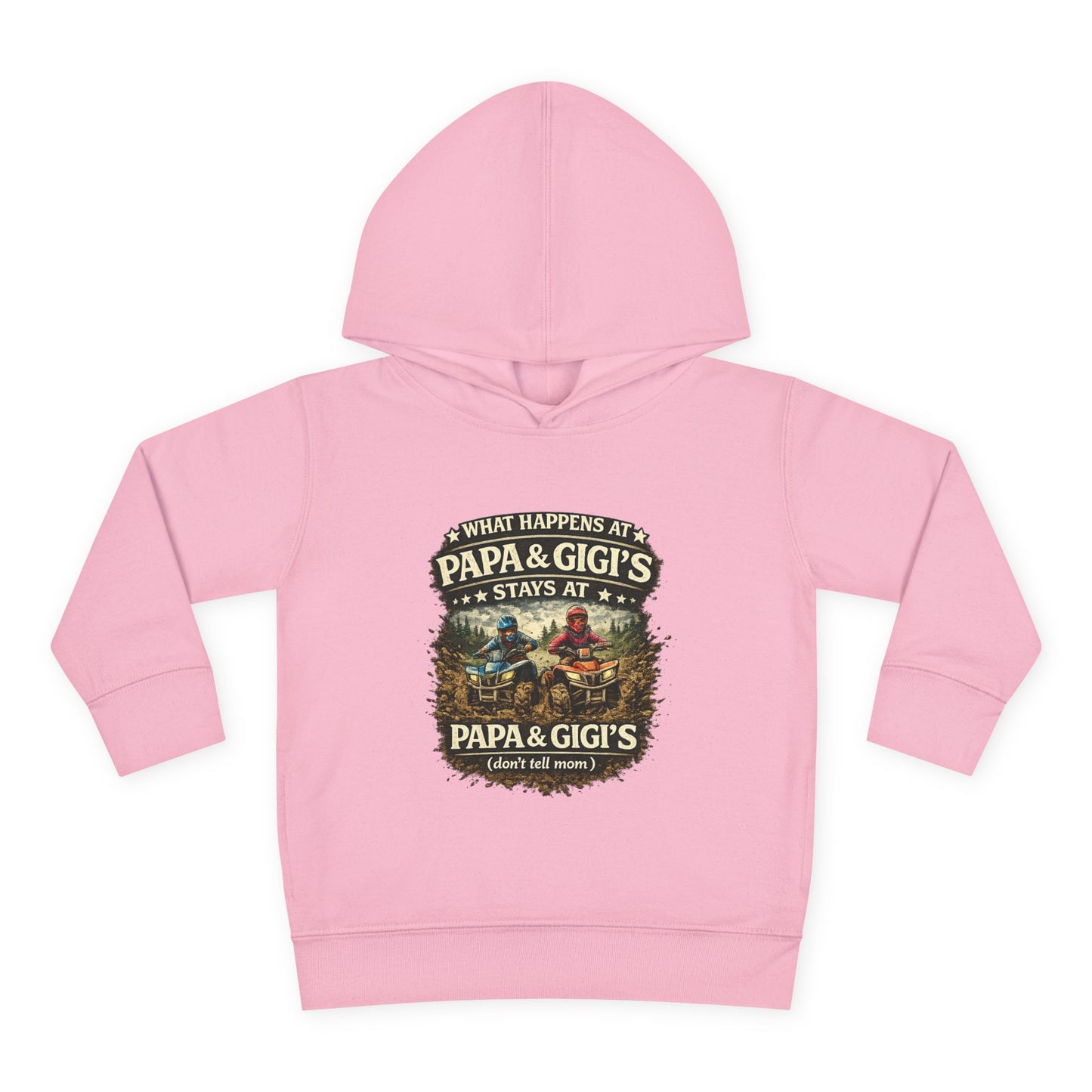 ‘What Happens at Papa & Gigi's Stays at Papa & Gigi's’ Toddler Hoodie