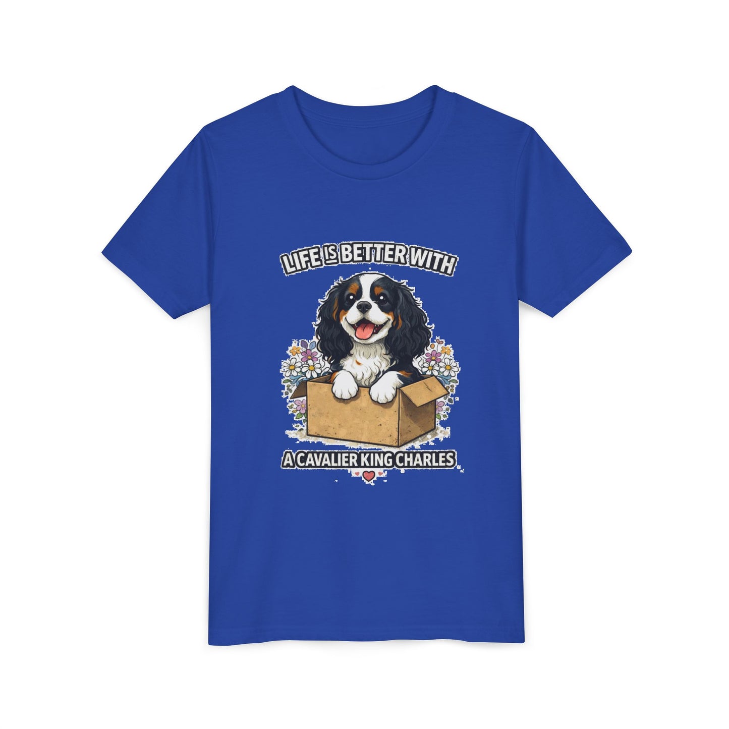 ‘Life Is Better With A Cavalier King Charles’ Youth Tee