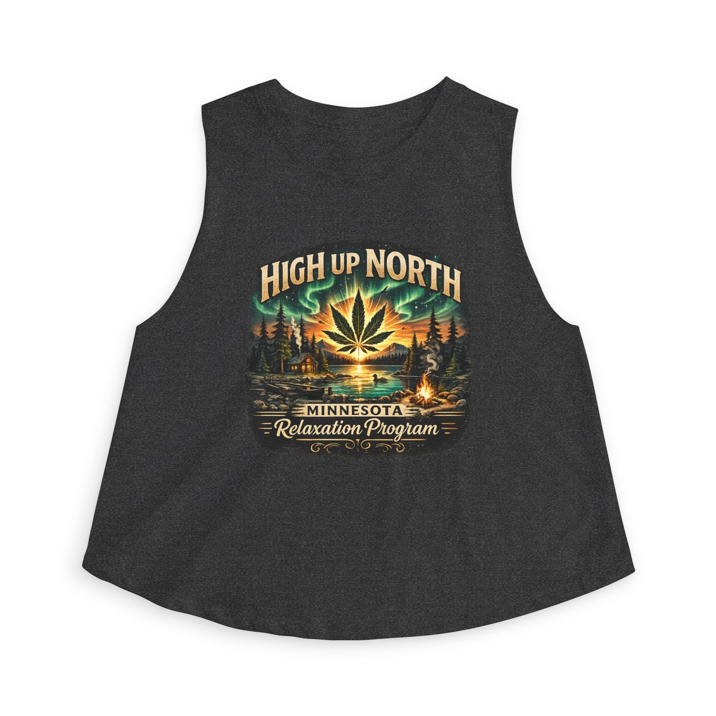 ‘High Up North’ Women’s Crop Top Tank