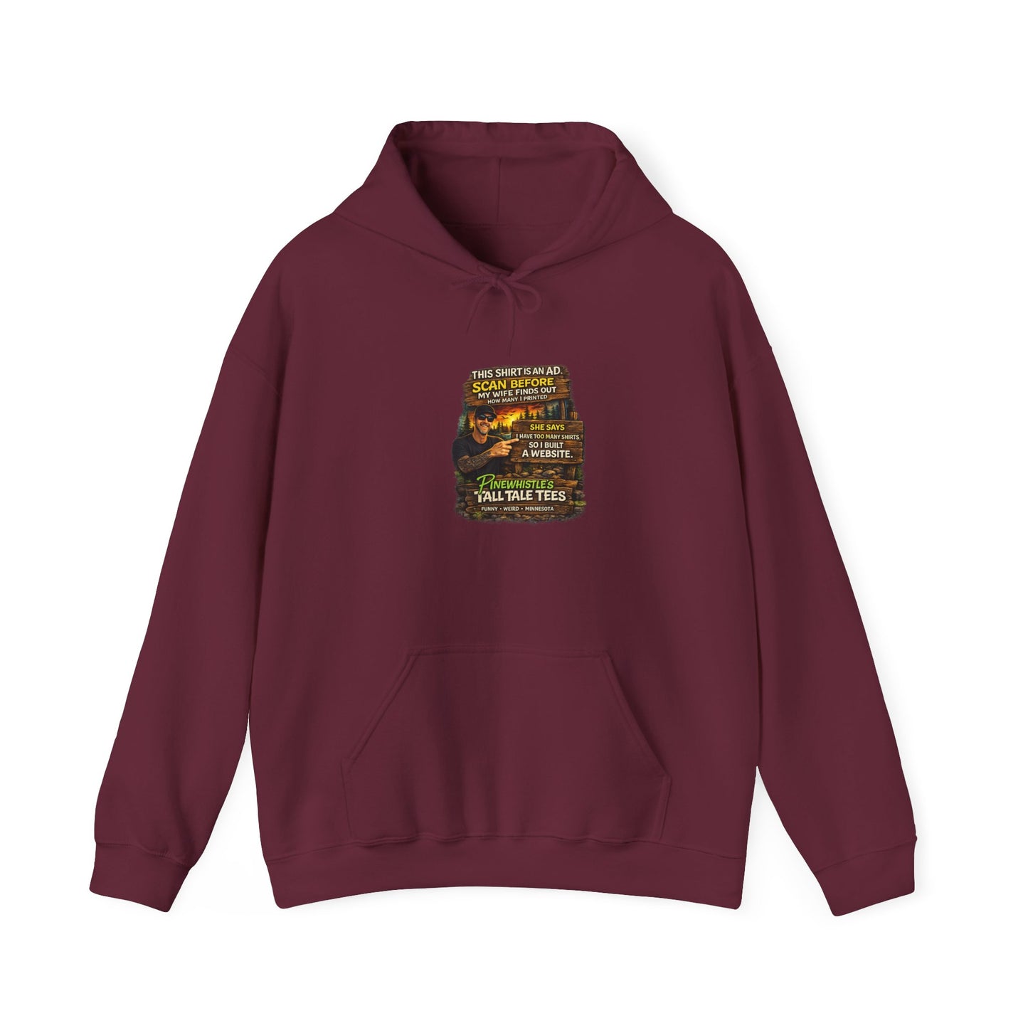 ‘Scan Before My Wife Finds Out' Hoodie