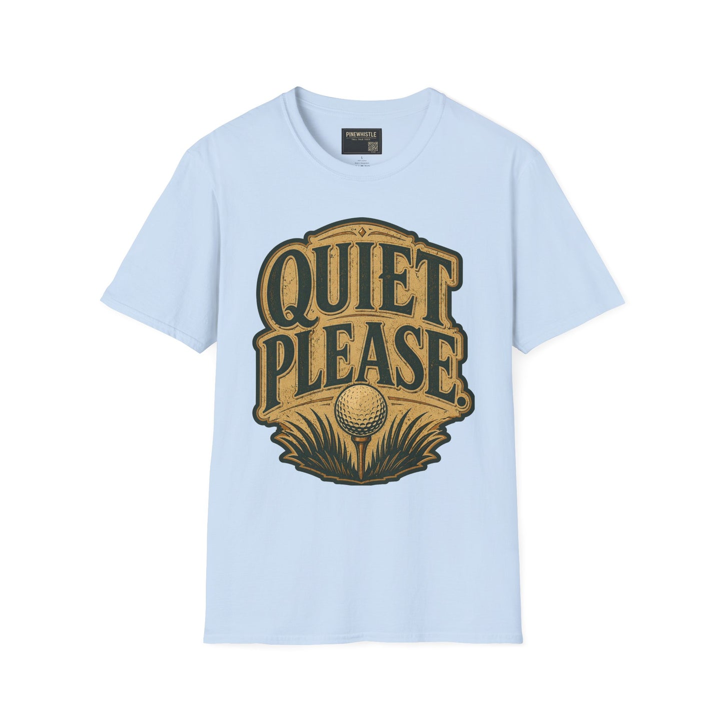 Golf 'Quiet Please' Tee