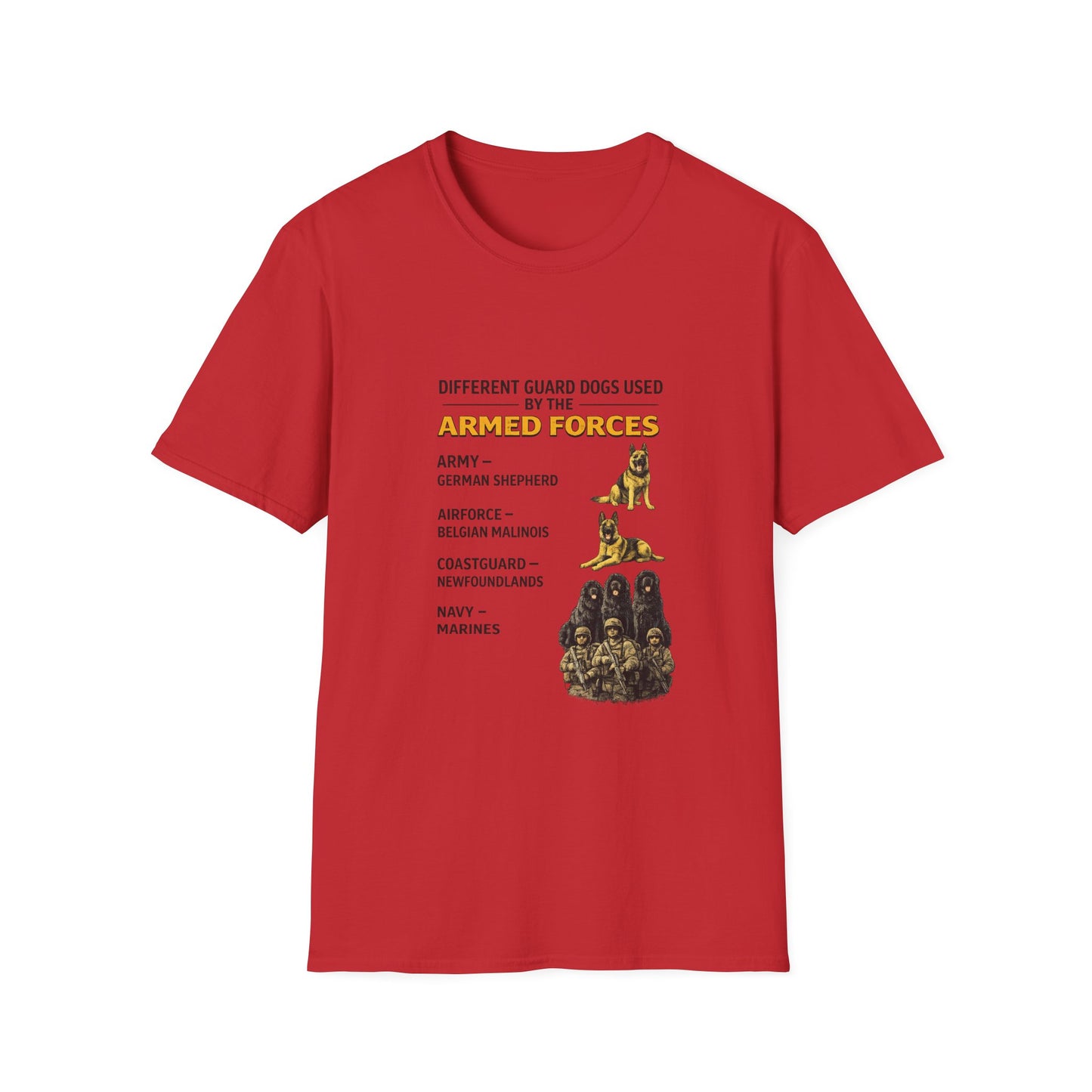 Military Working Dog Humor Tee