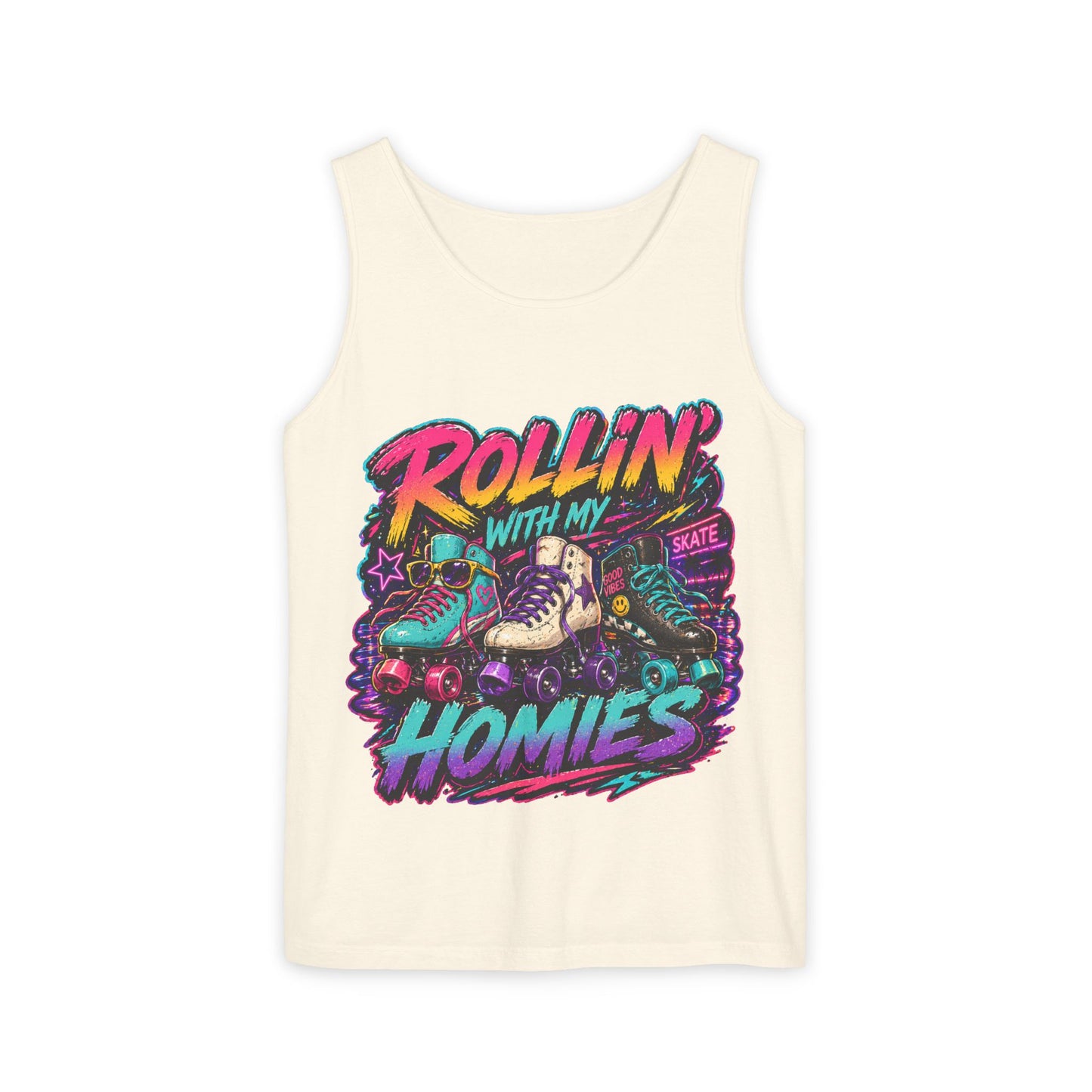 Roller Skating ‘Rollin' With My Homies’ tank