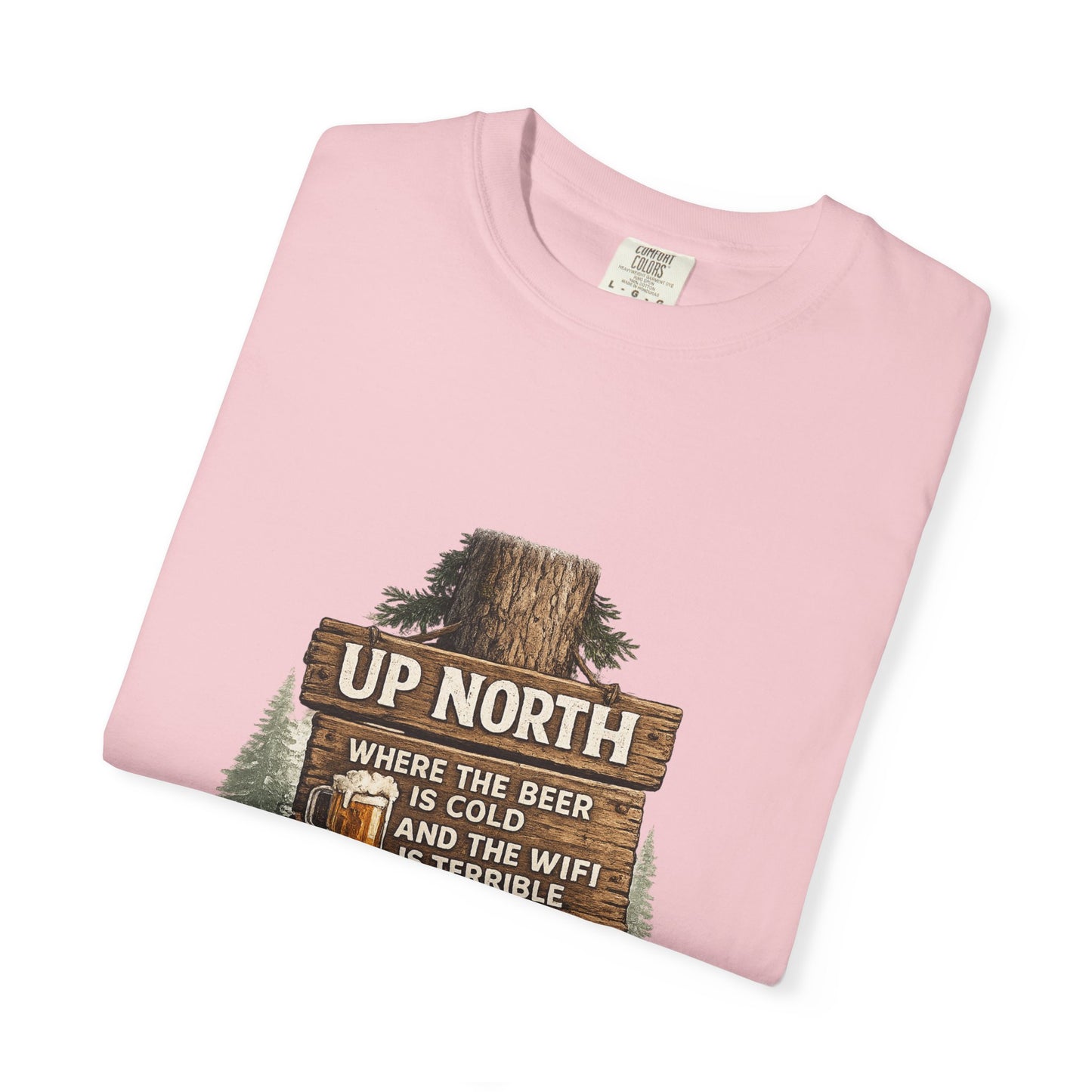 ‘Up North’ Wood Sign Tee
