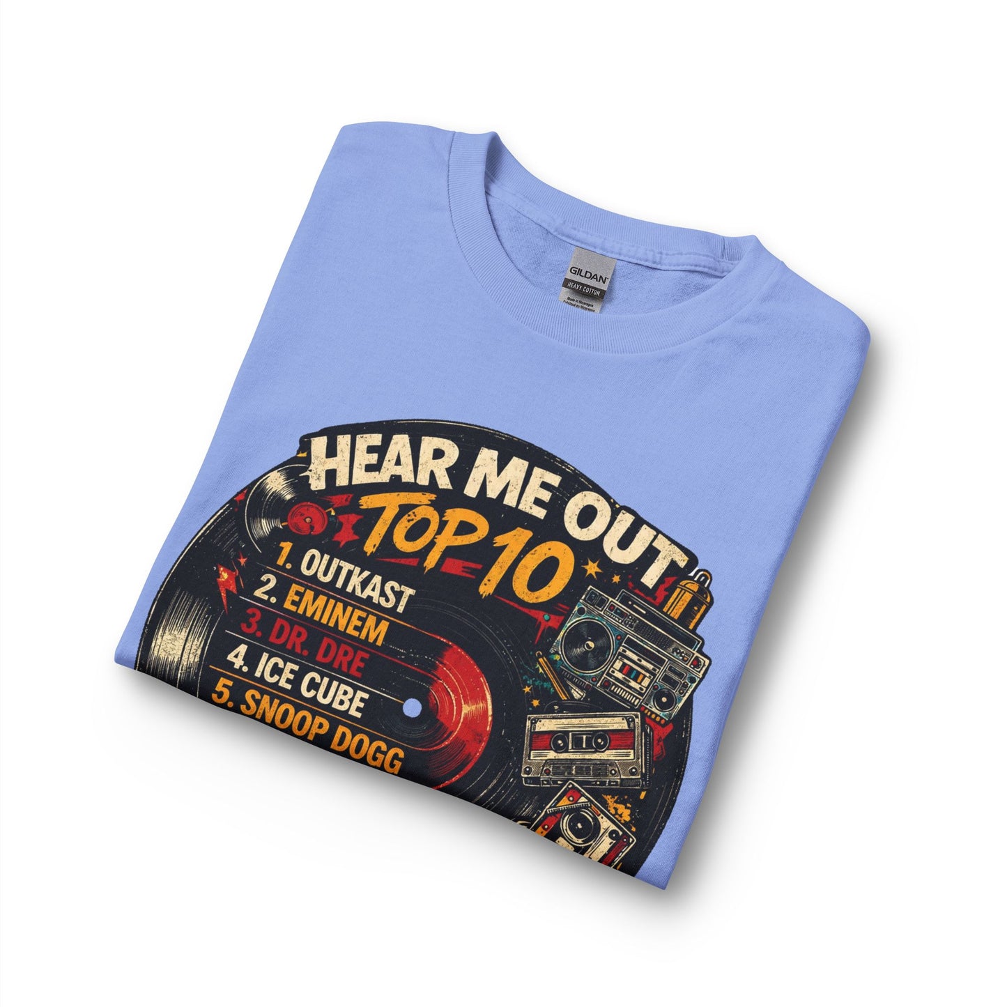 ‘Hear Me Out’ Top 10 Rap Legends Vintage Long Sleeve Tee