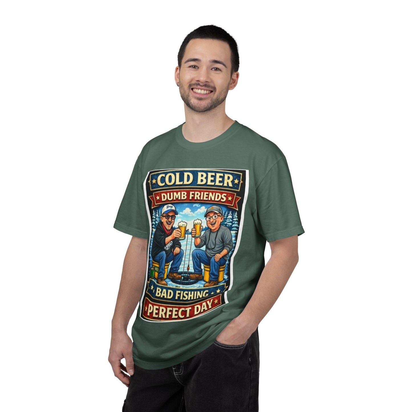 ‘Cold Beer, Dumb Friends’ Graphic Tee