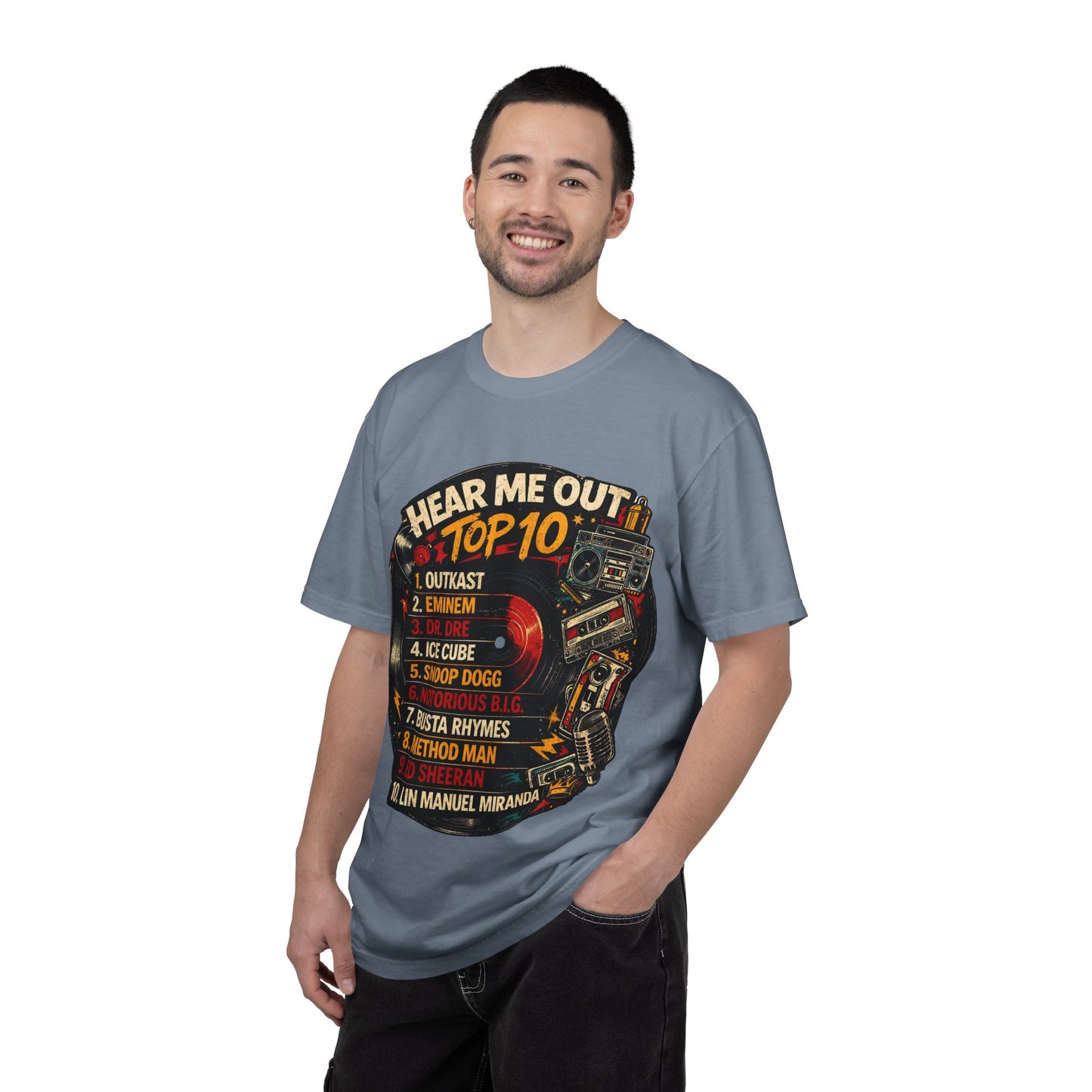 ‘Hear Me Out’ Top 10 Rap Legends Tee