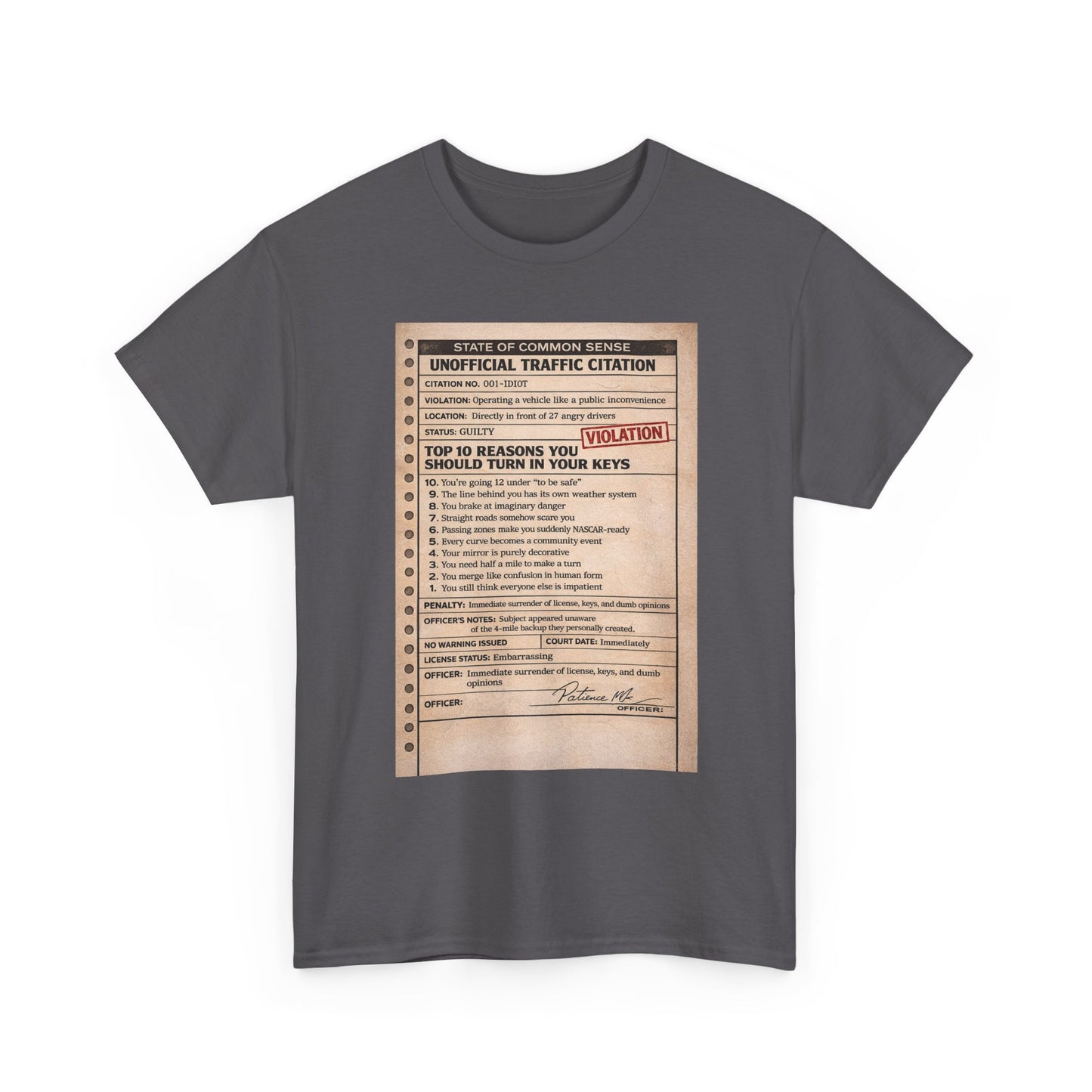 ‘You Can’t Drive’ tee
