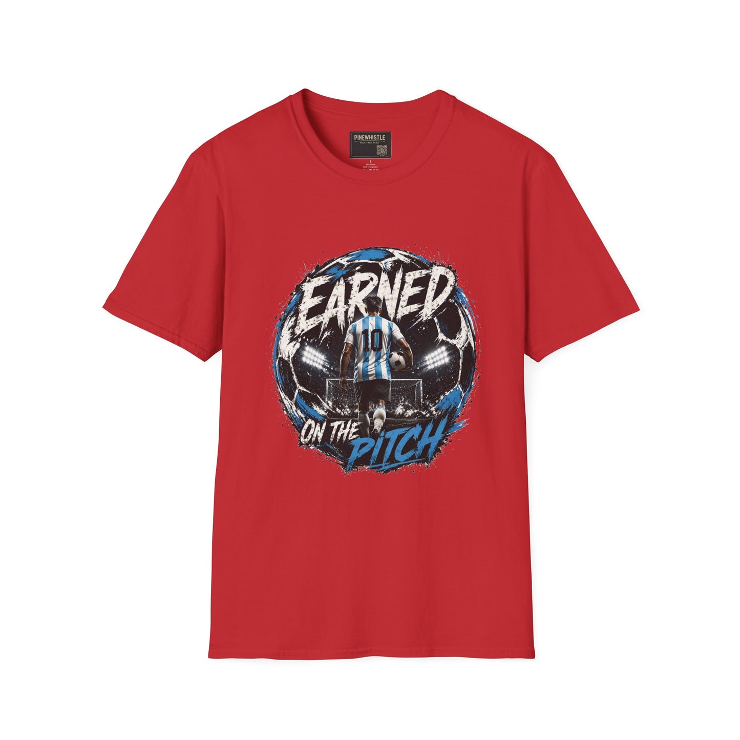 ‘Earned on the Pitch’ Soccer Tee