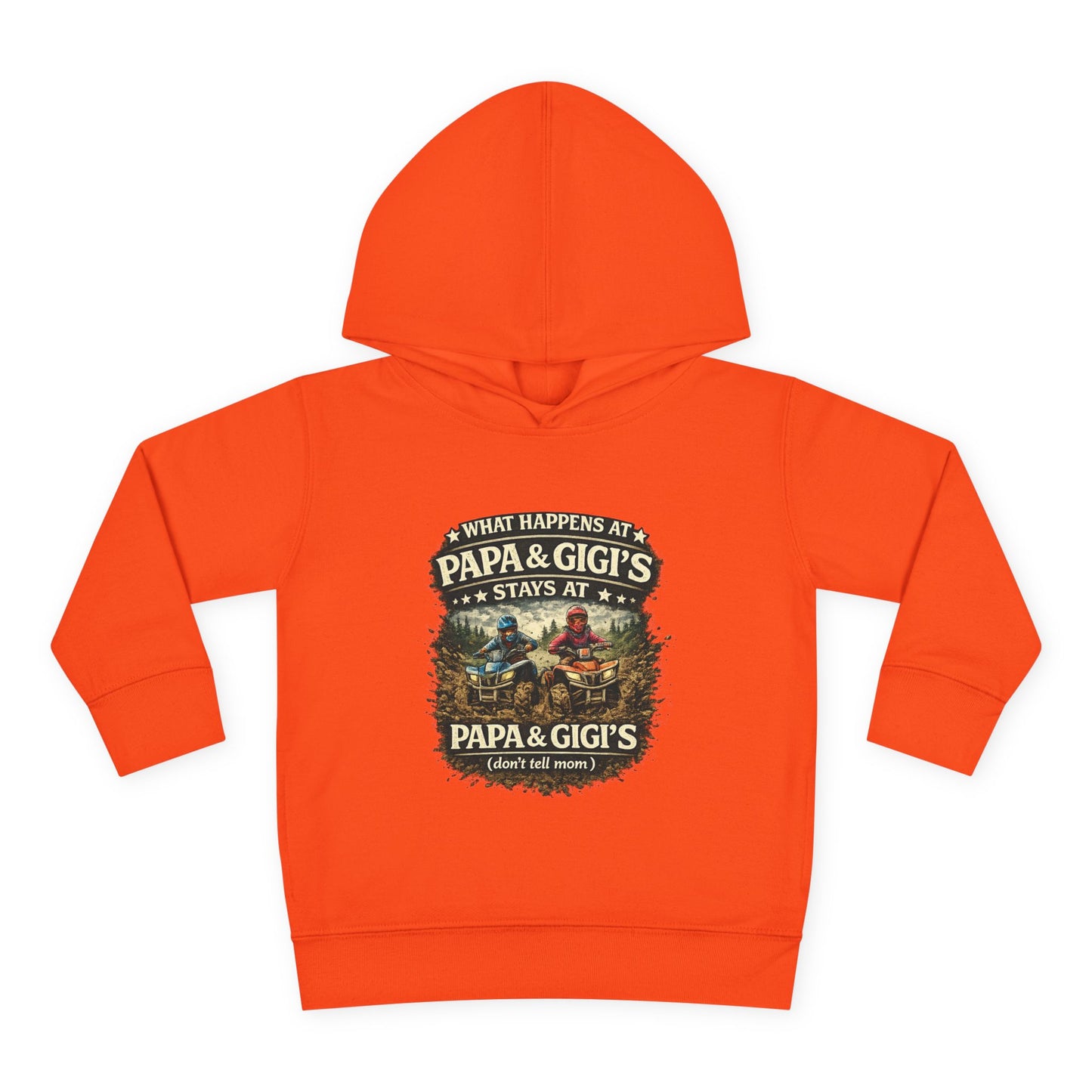 ‘What Happens at Papa & Gigi's Stays at Papa & Gigi's’ Toddler Hoodie