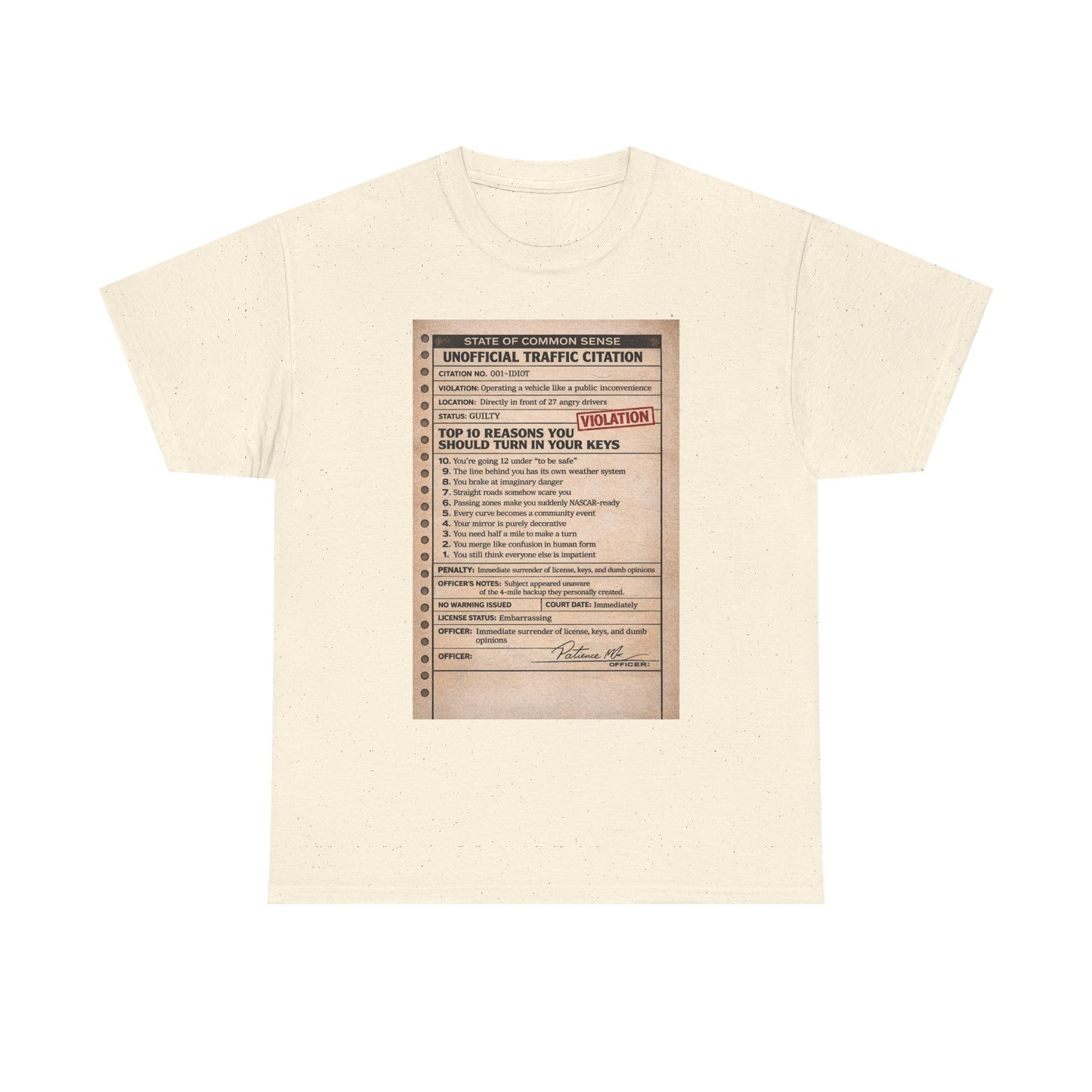 ‘You Can’t Drive’ tee