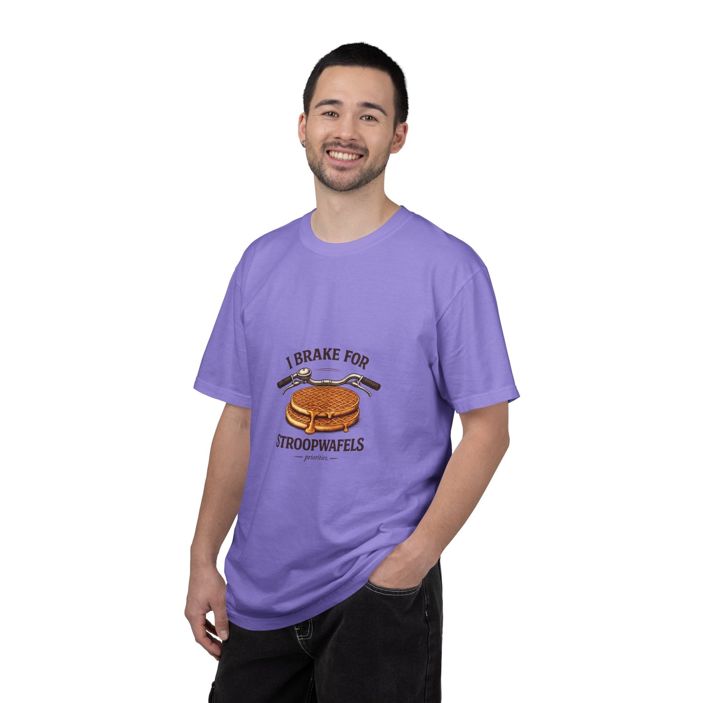 ‘I Brake for Stroopwafels’ Retro Tee