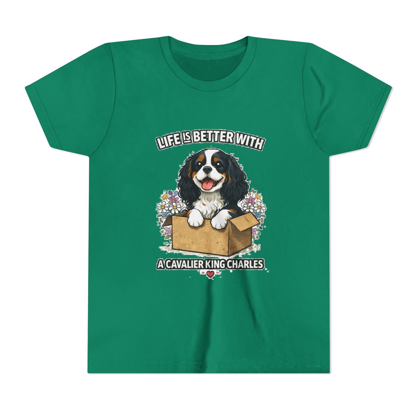 ‘Life Is Better With A Cavalier King Charles’ Youth Tee