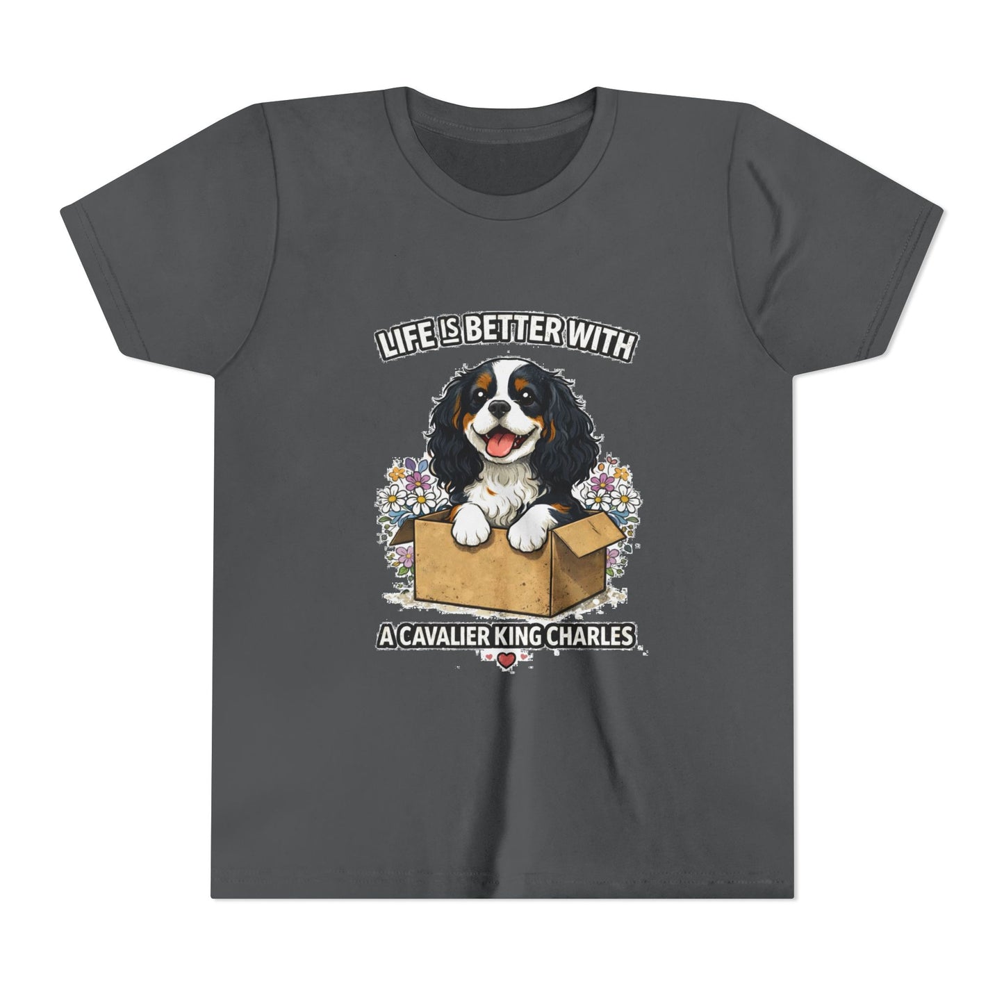 ‘Life Is Better With A Cavalier King Charles’ Youth Tee