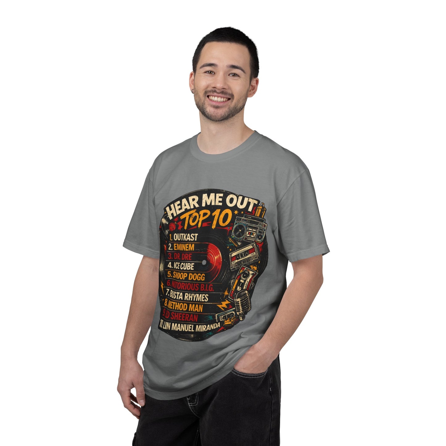‘Hear Me Out’ Top 10 Rap Legends Tee