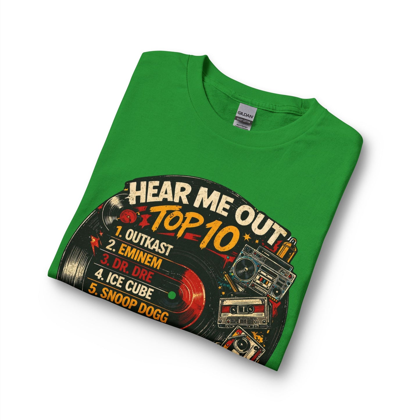 ‘Hear Me Out’ Top 10 Rap Legends Vintage Long Sleeve Tee