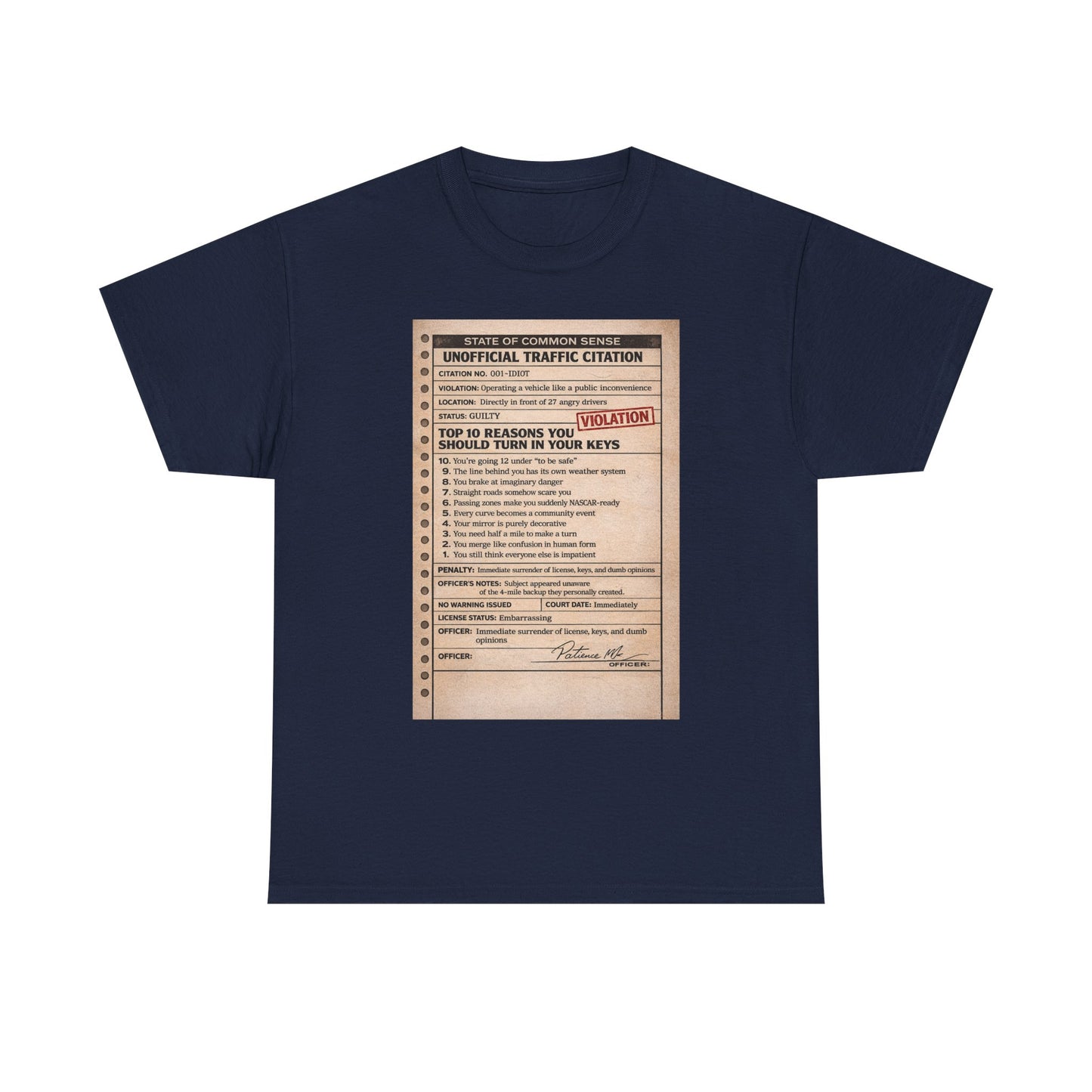 ‘You Can’t Drive’ tee