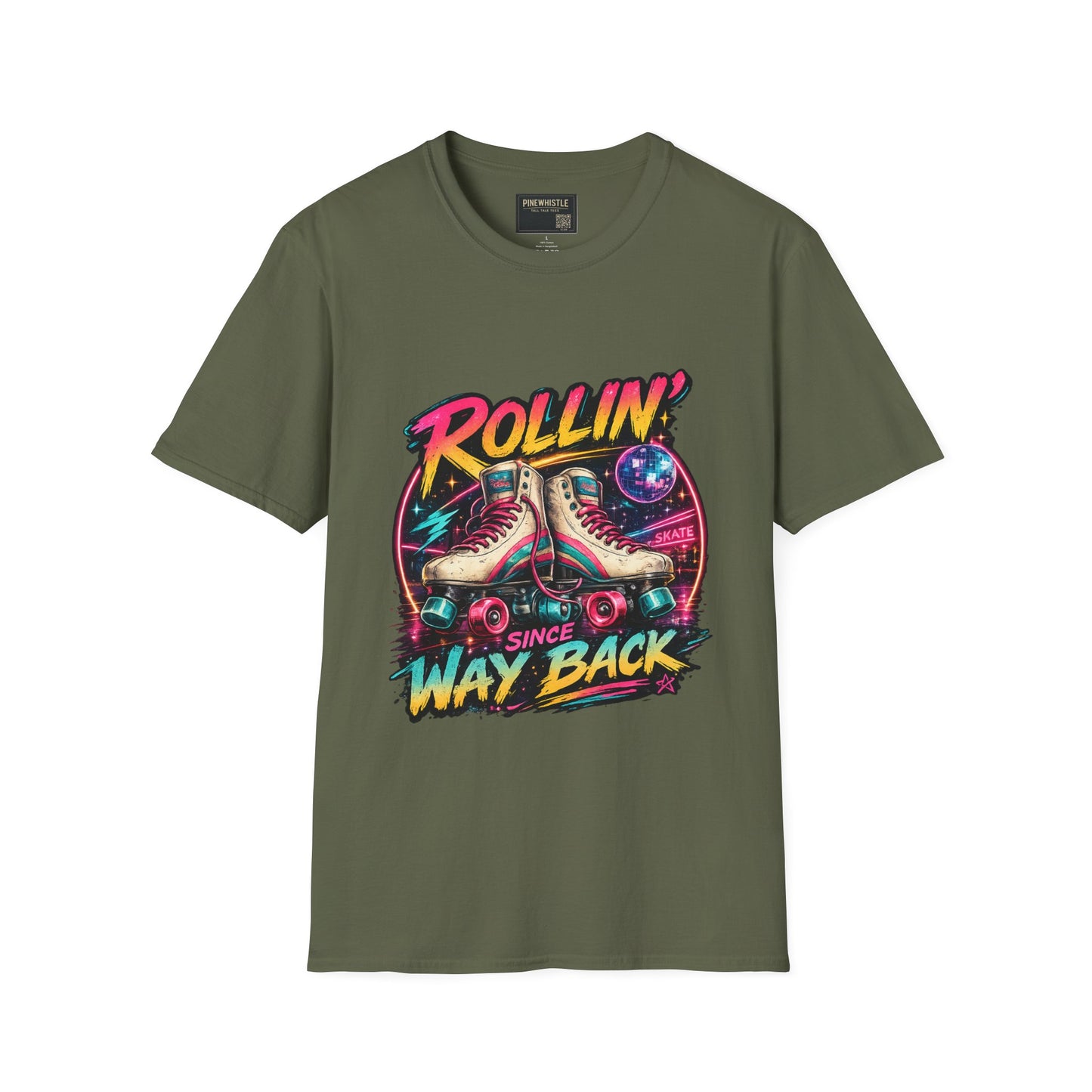 ‘Rollin Since Way Back’ Roller Skate Tee