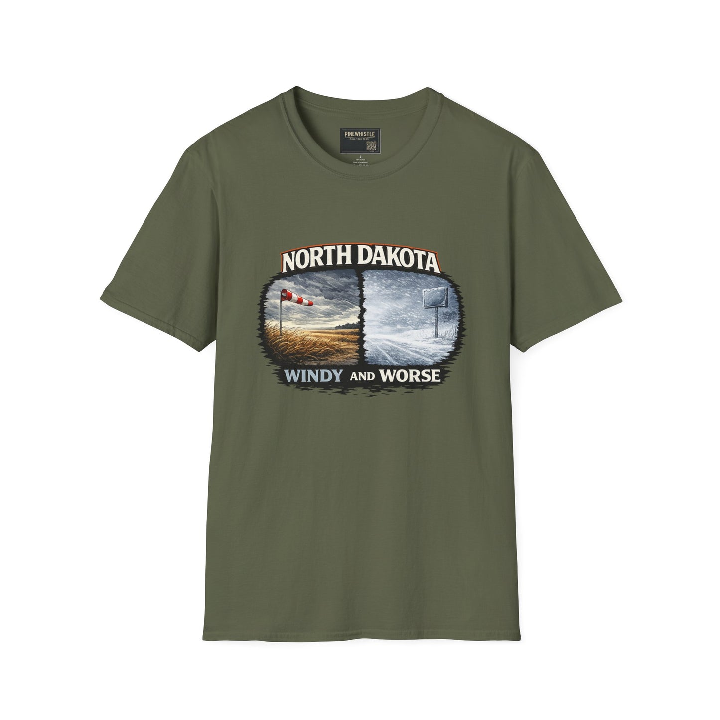North Dakota 'Windy and Worse' Tee
