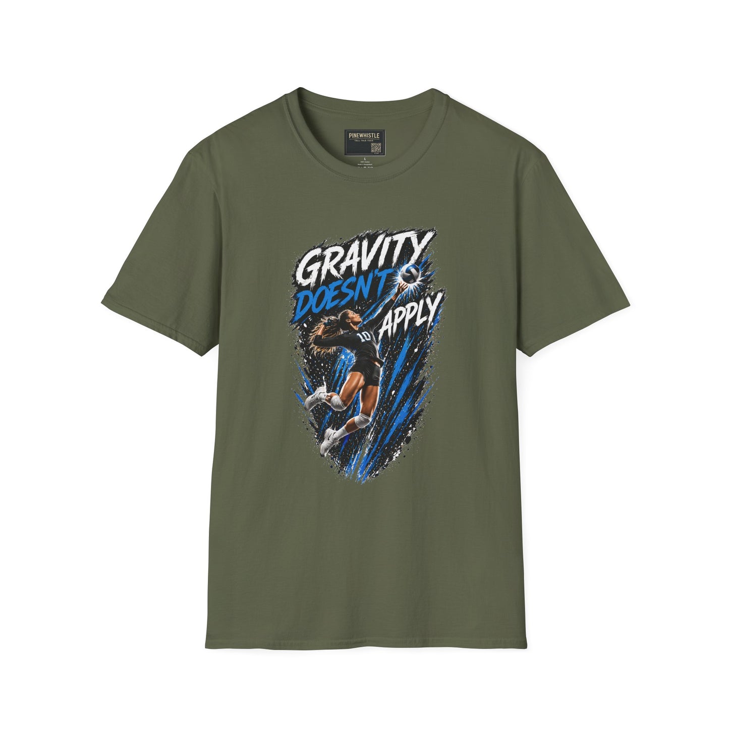‘Gravity Doesn't Apply’ Volleyball Tee