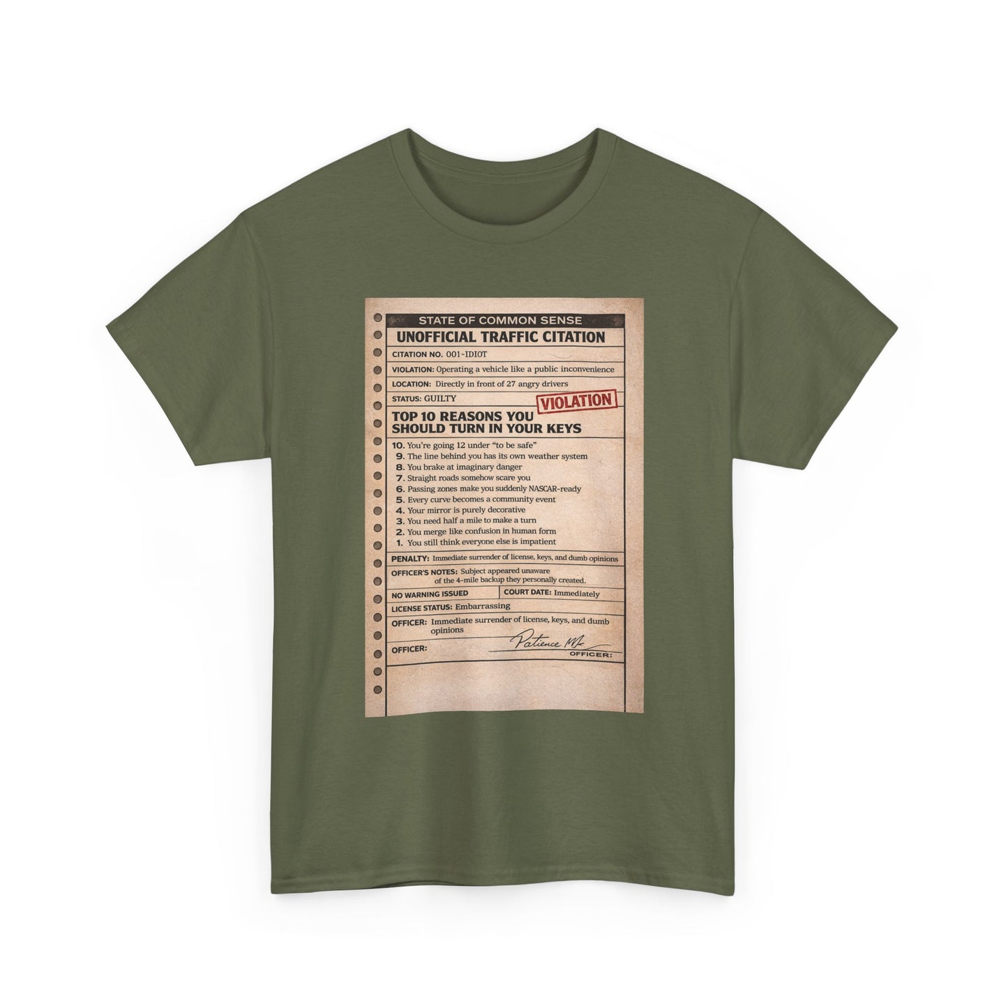 ‘You Can’t Drive’ tee