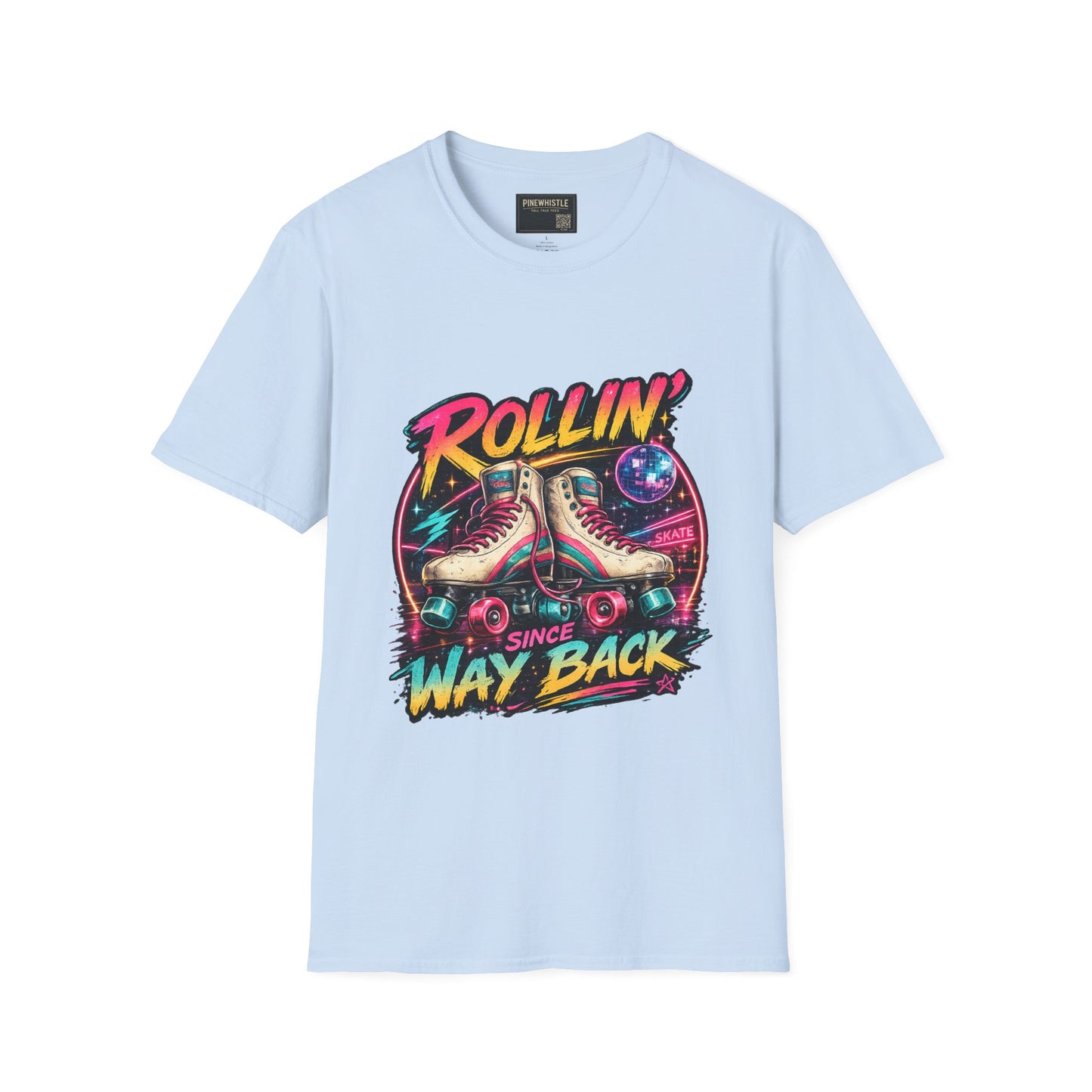 ‘Rollin Since Way Back’ Roller Skate Tee
