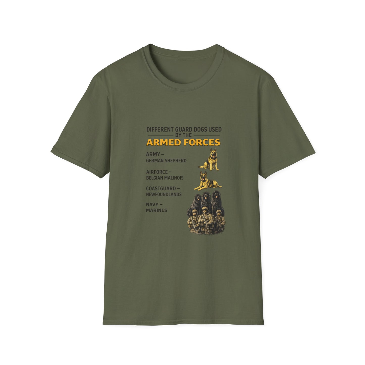 Military Working Dog Humor Tee