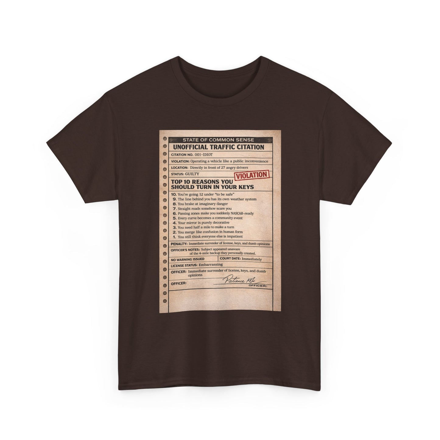 ‘You Can’t Drive’ tee
