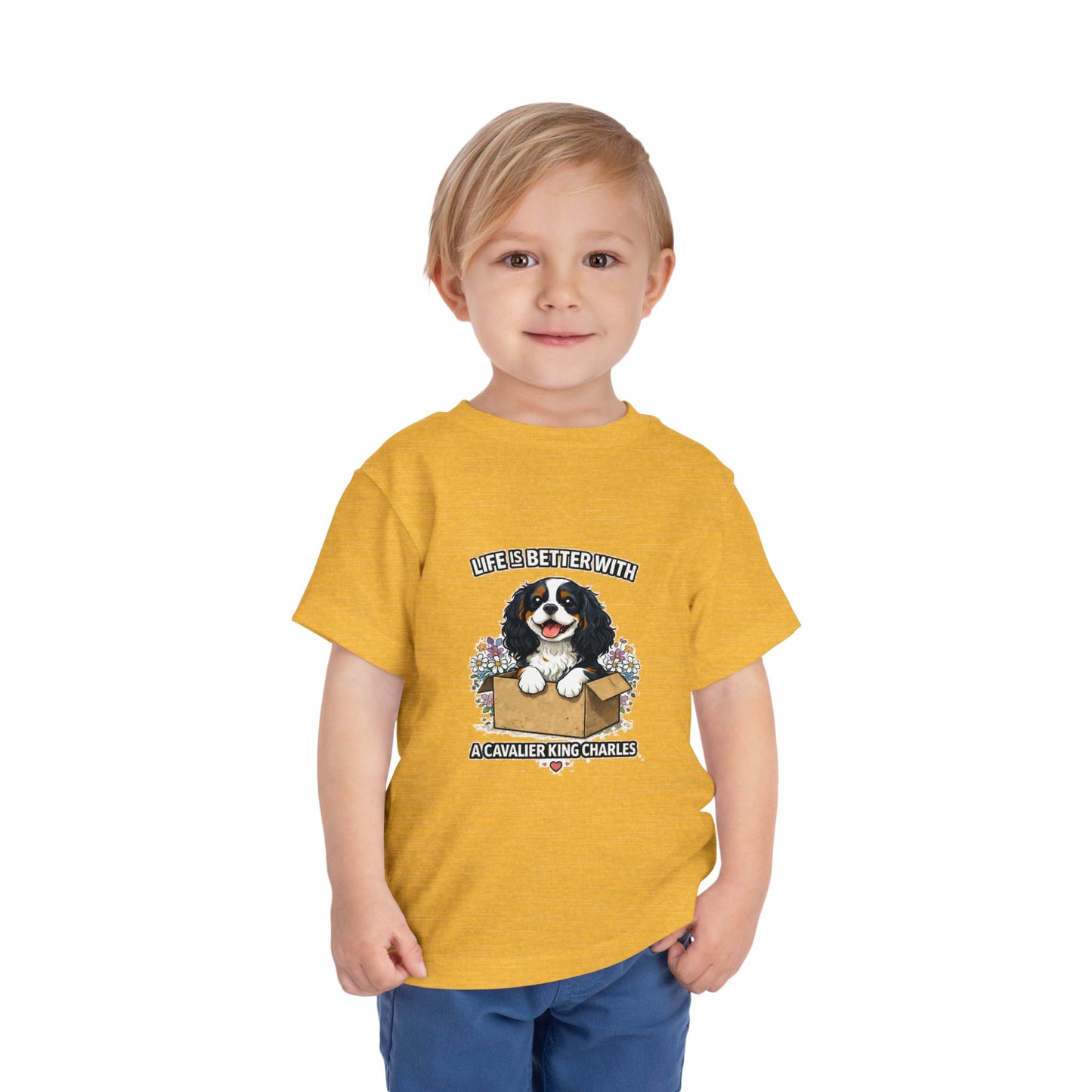 ‘Life’s Better With a Cavalier King Charles’ Toddler Tee