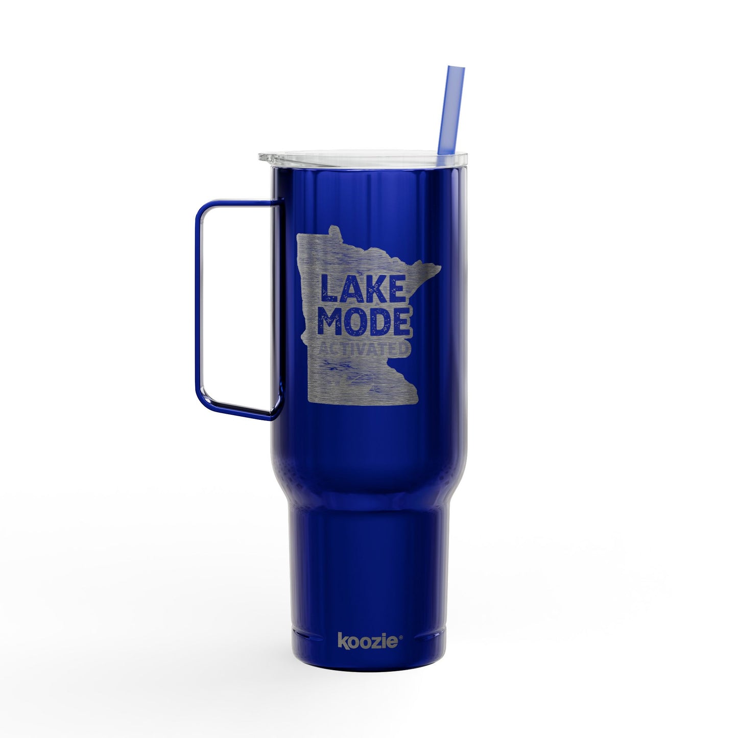 ‘Lake Mode Activated’ Engraved Travel Mug