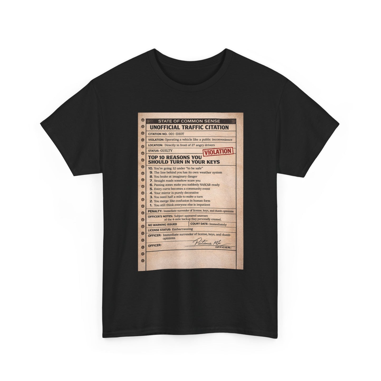 ‘You Can’t Drive’ tee